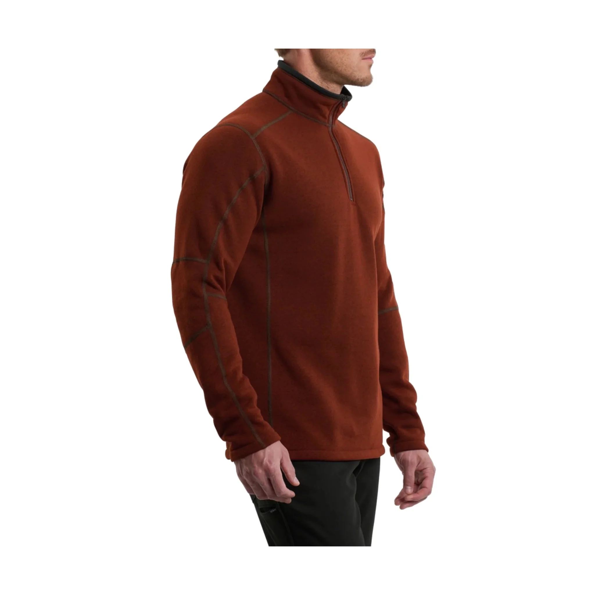 Kuhl Men's Revel Quarter Zip Sweater - Lava - Image 2