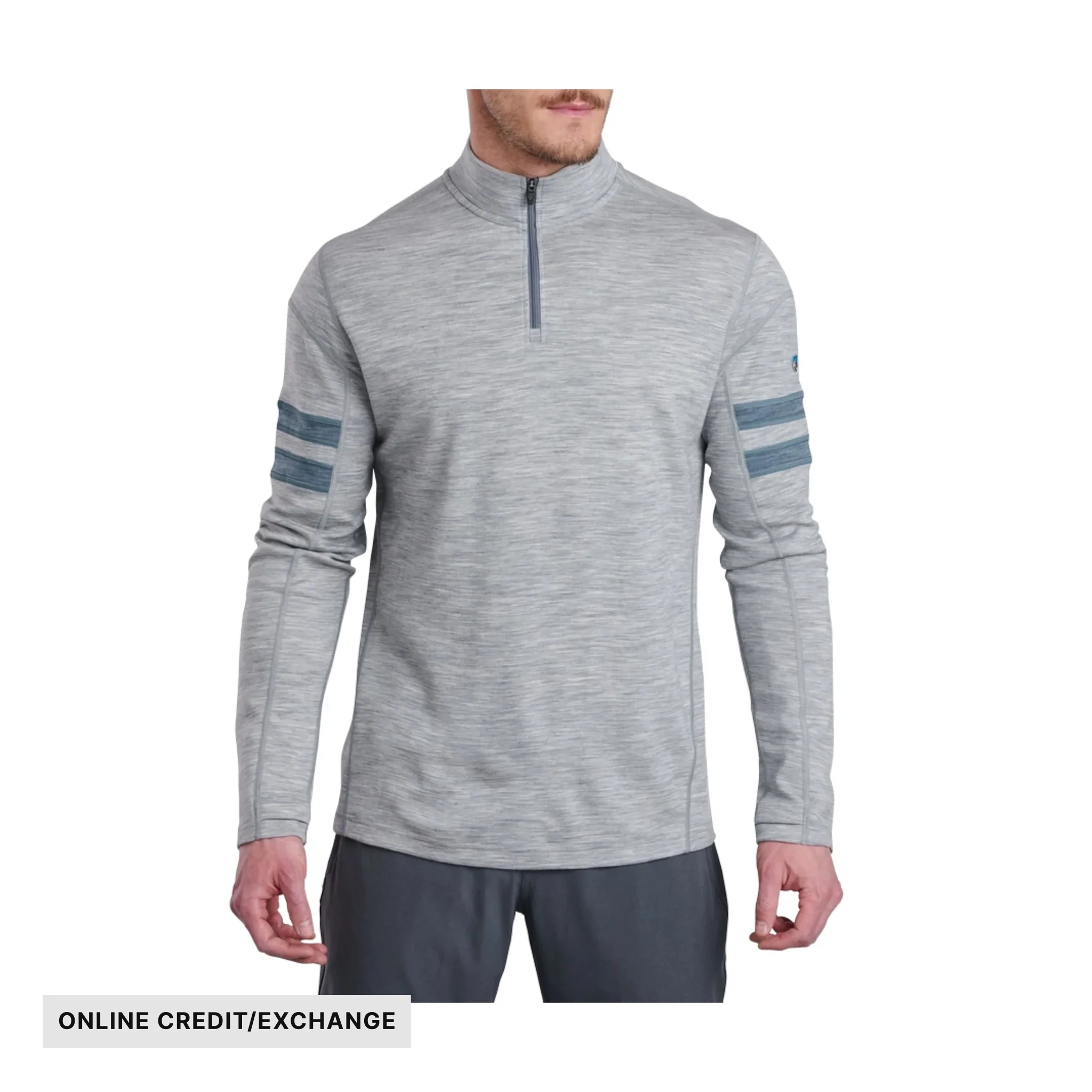 Kuhl Men's Team Merino Quarter Zip - Ash