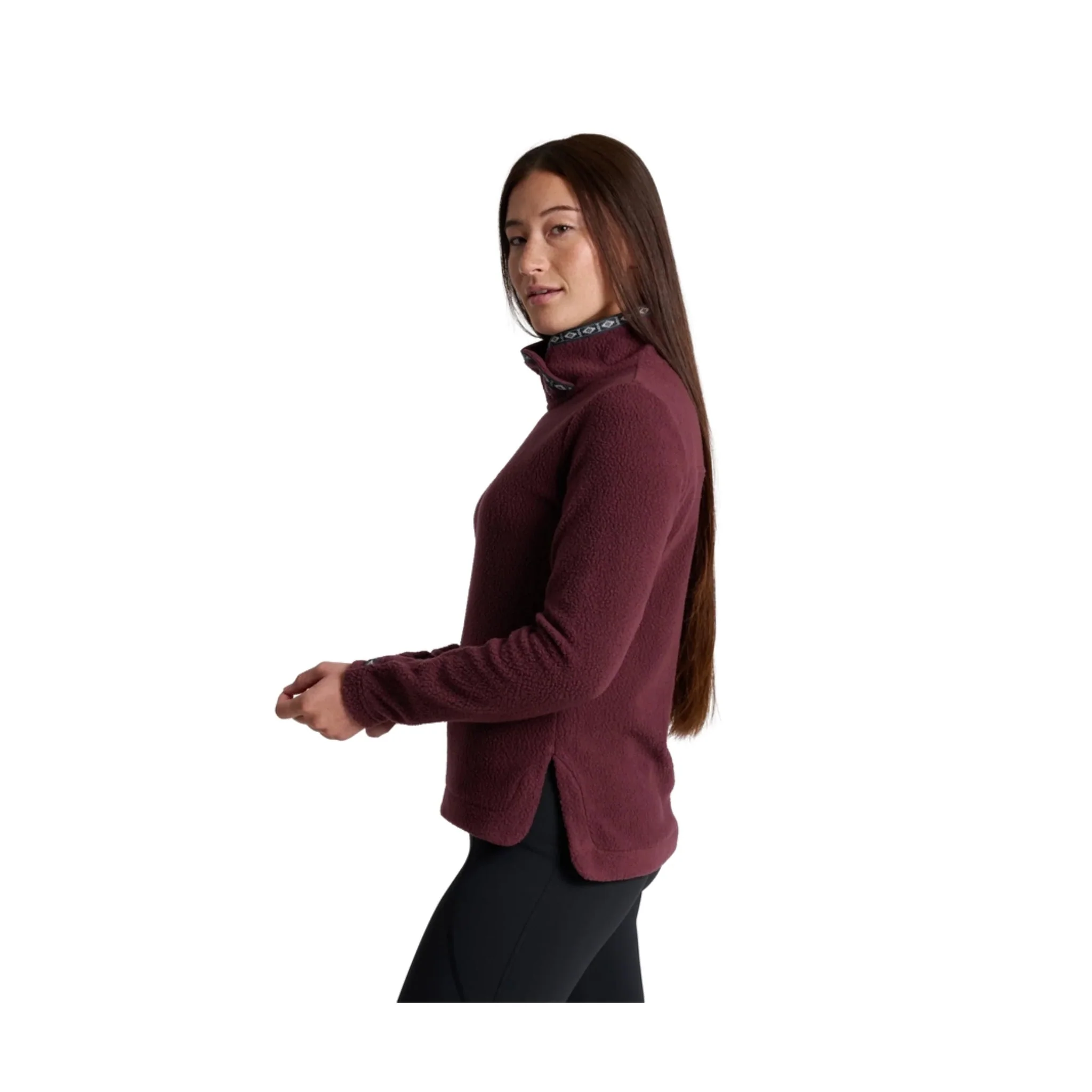 Kuhl Women's Hygge Snap Pullover - Raisin - Image 2