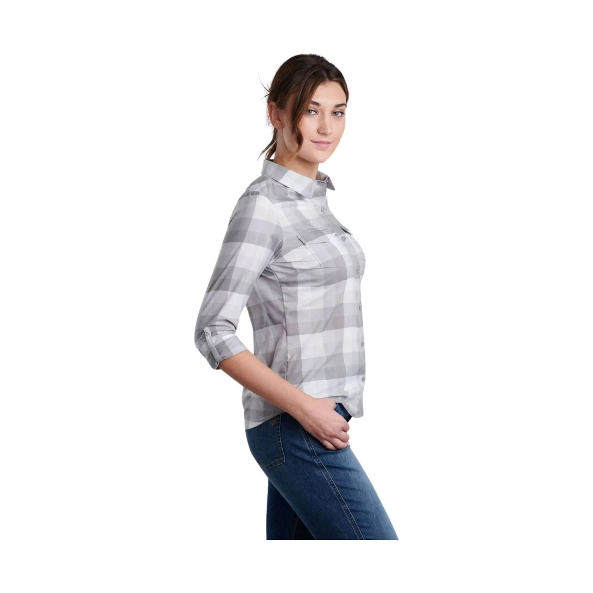 Kuhl Women's Kamp Long Sleeve - Slate - Image 2
