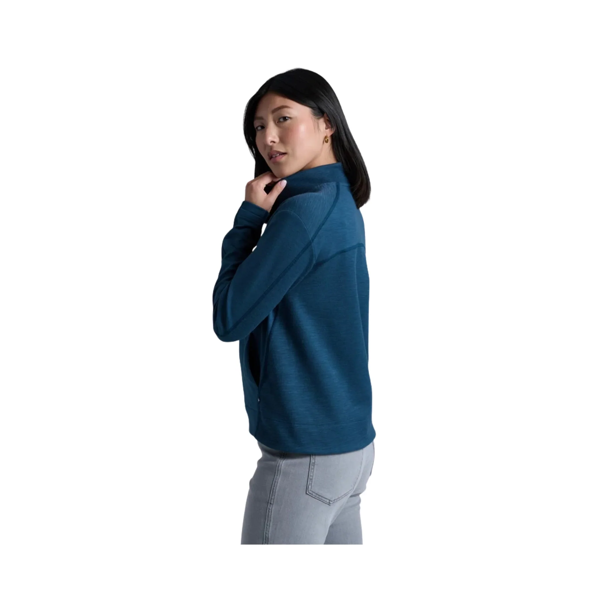 Kuhl Women's Lola Half Zip - Metal Blue - Image 2