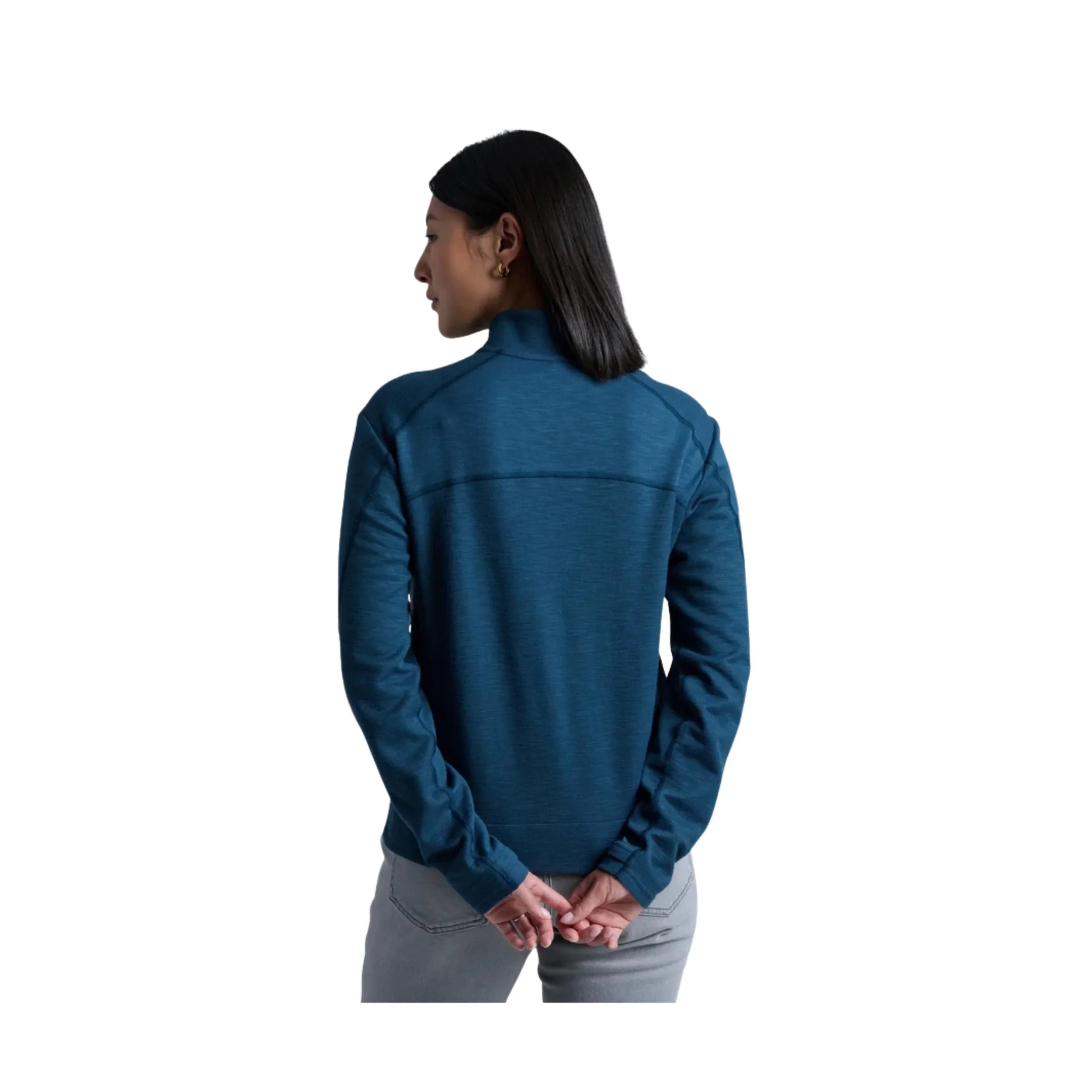 Kuhl Women's Lola Half Zip - Metal Blue - Image 3