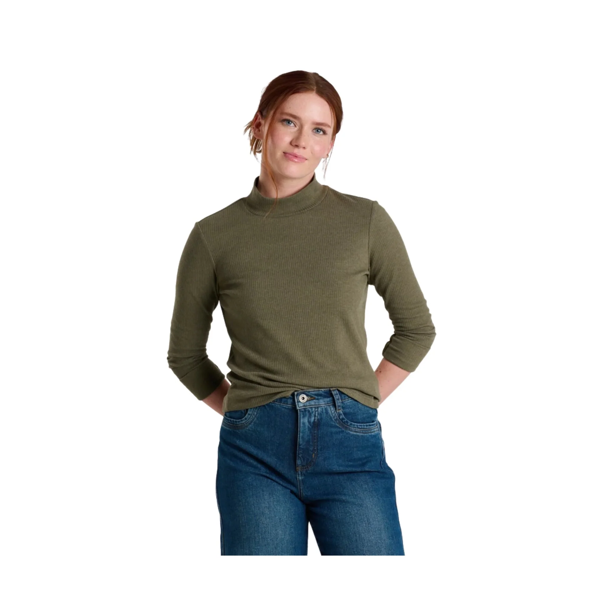 Kuhl Women's Verona Rib Long Sleeve Shirt - Vine