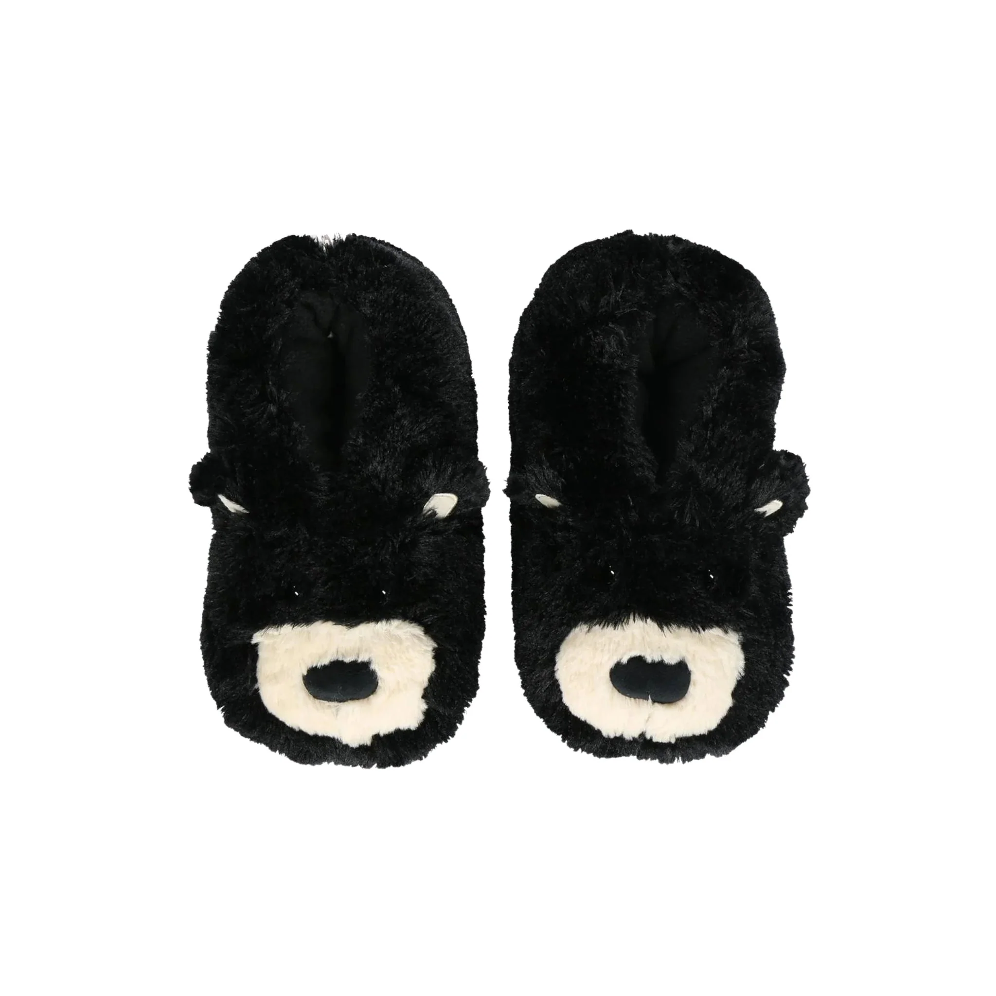 Lazy One Bear Critter Slippers - Black - Image 2