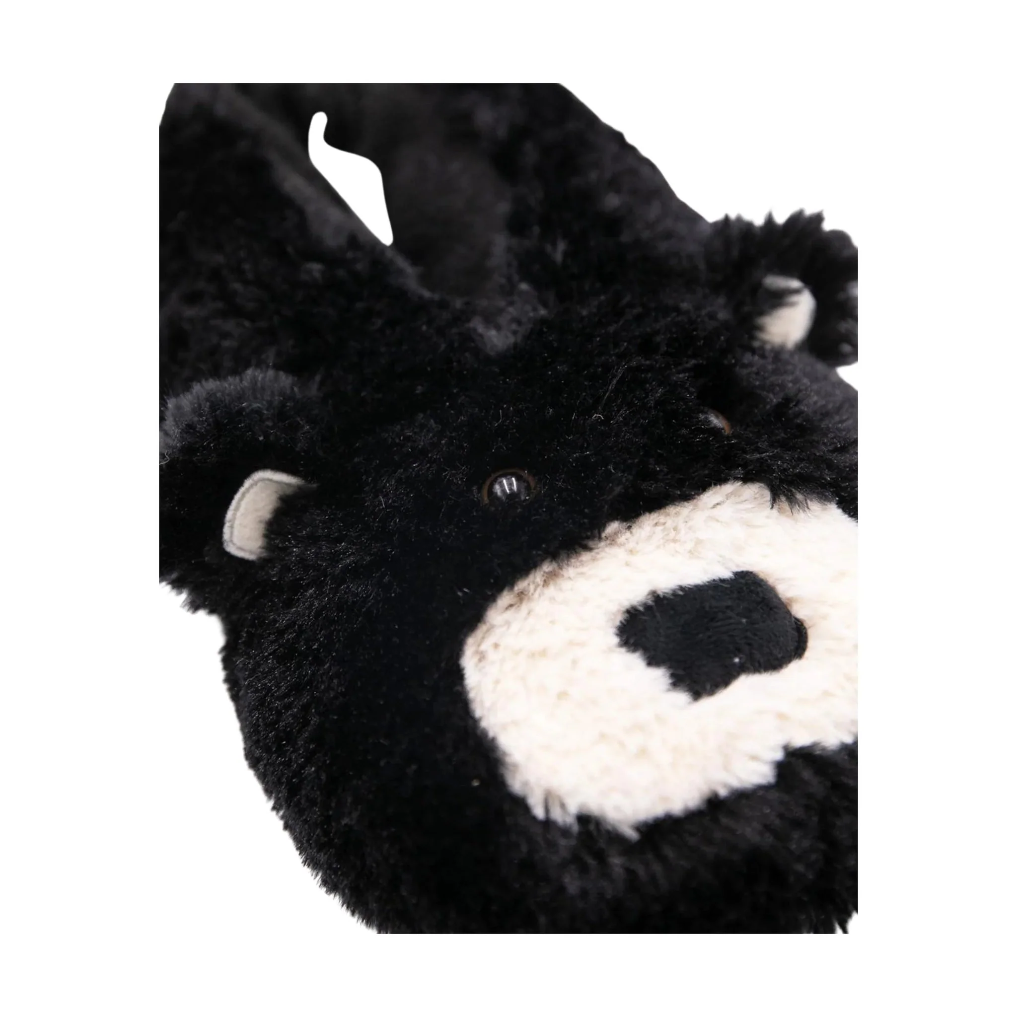 Lazy One Bear Critter Slippers - Black - Image 3