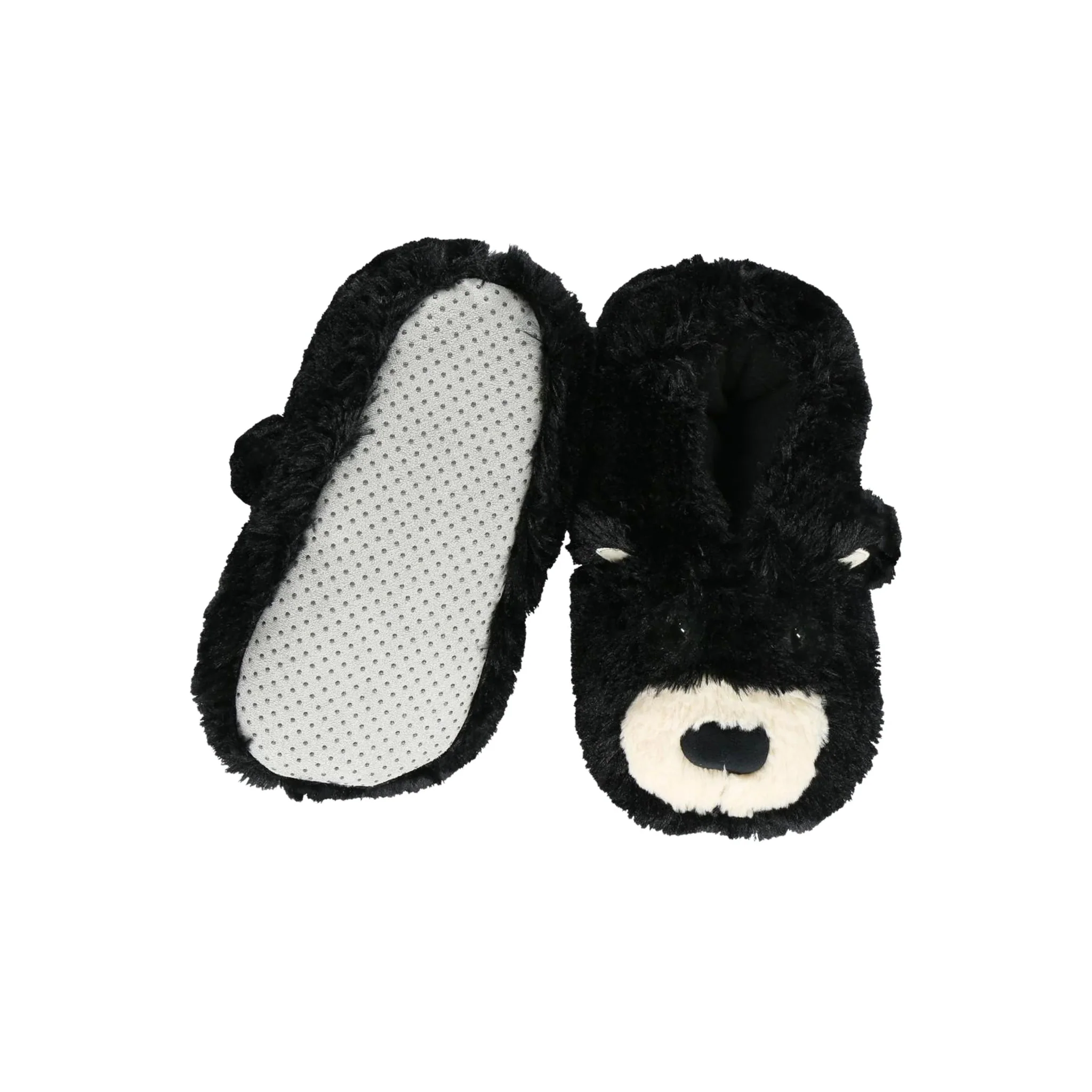 Lazy One Bear Critter Slippers - Black - Image 4