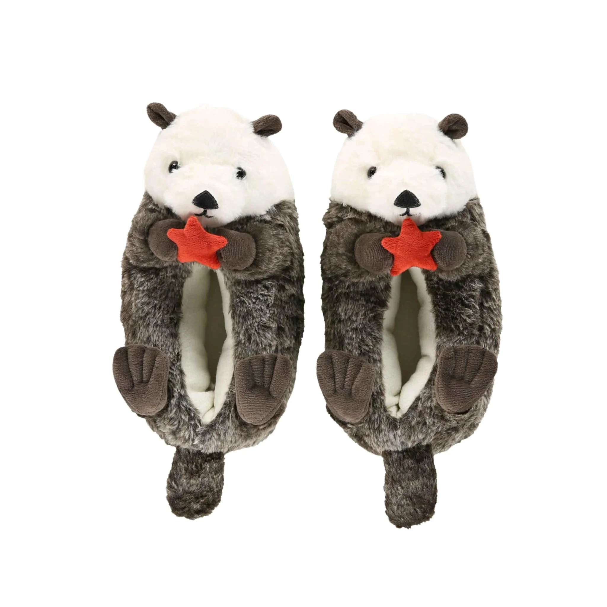 Lazy One Otter Slippers - Brown - Image 2