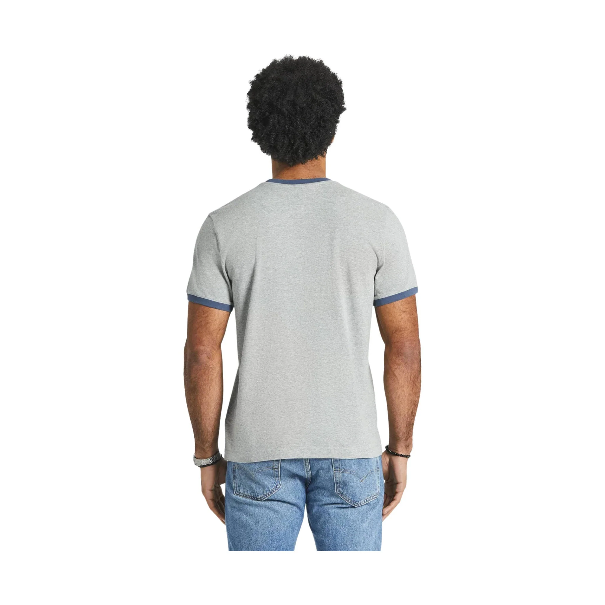 Life Is Good Men's Cooper Life Classic Crusher Ringer Tee - Heather Gray - Image 2