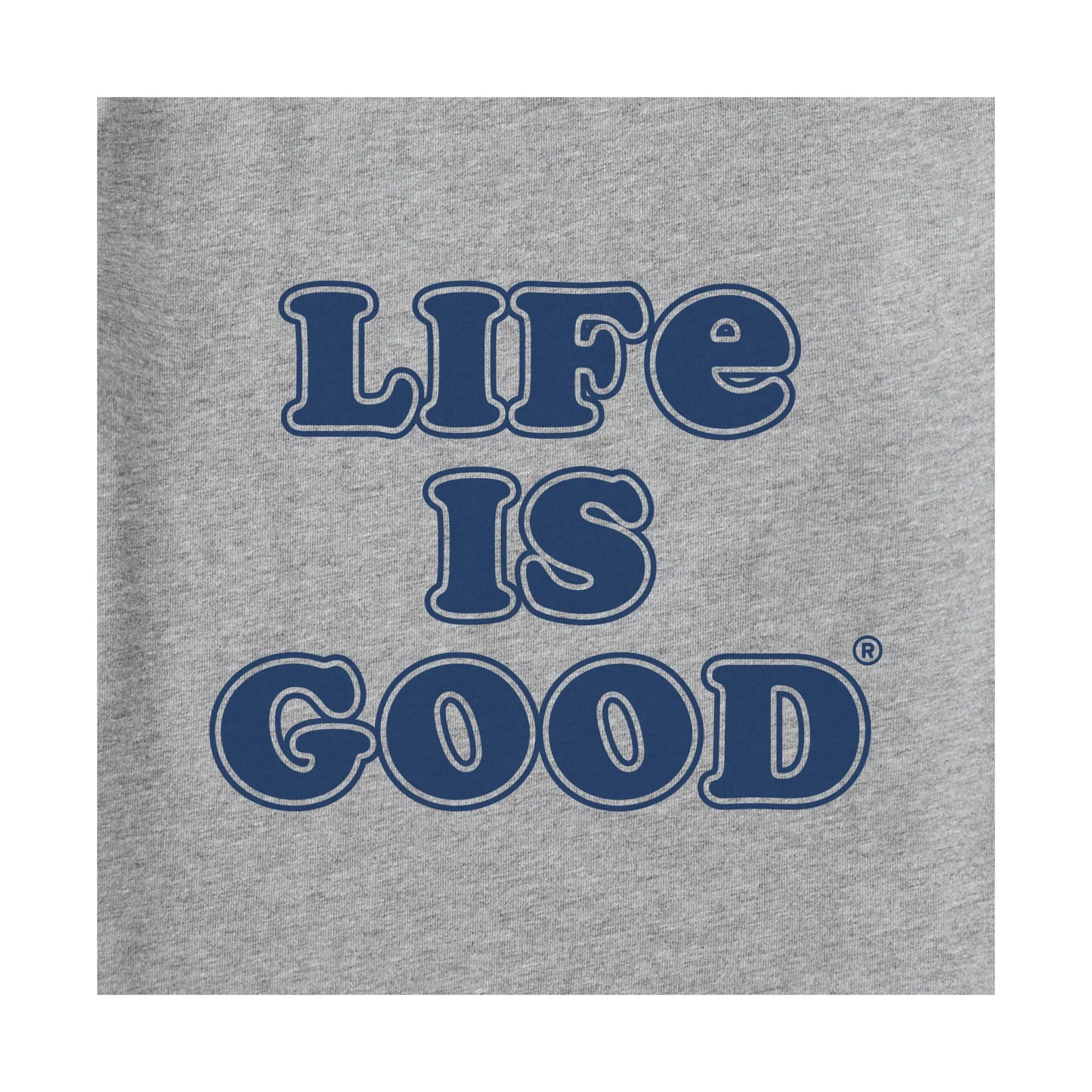 Life Is Good Men's Cooper Life Classic Crusher Ringer Tee - Heather Gray - Image 3