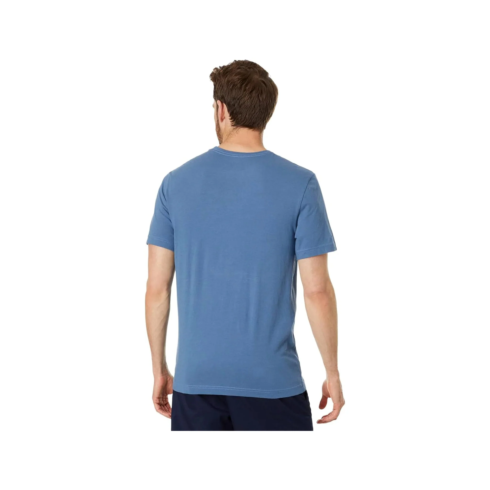 Life Is Good Men's Swingin Fence Tee - Vintage Blue - Image 2