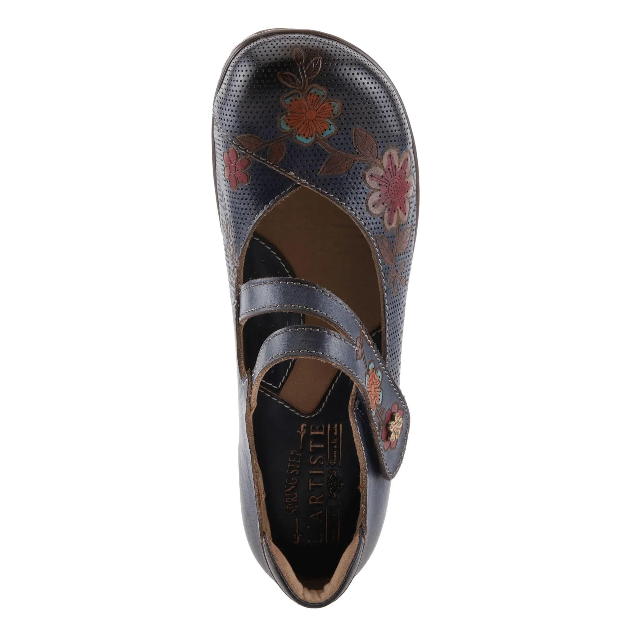 Spring Step Women's L'artiste Mamataish Clog - Navy Multi - Image 3
