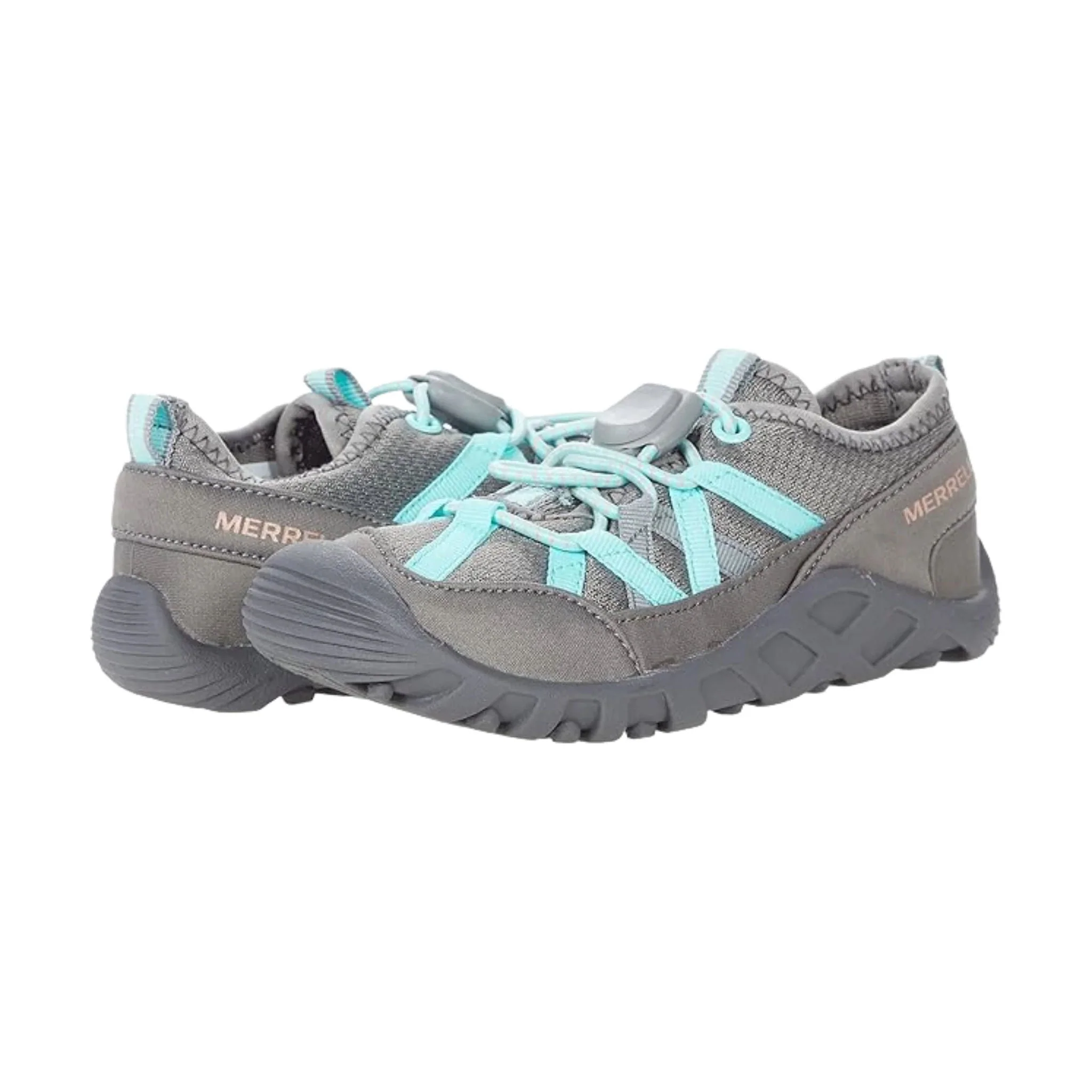 Merrell Kids' Hydro Lagoon Shoe - Grey/Turquoise - Image 3