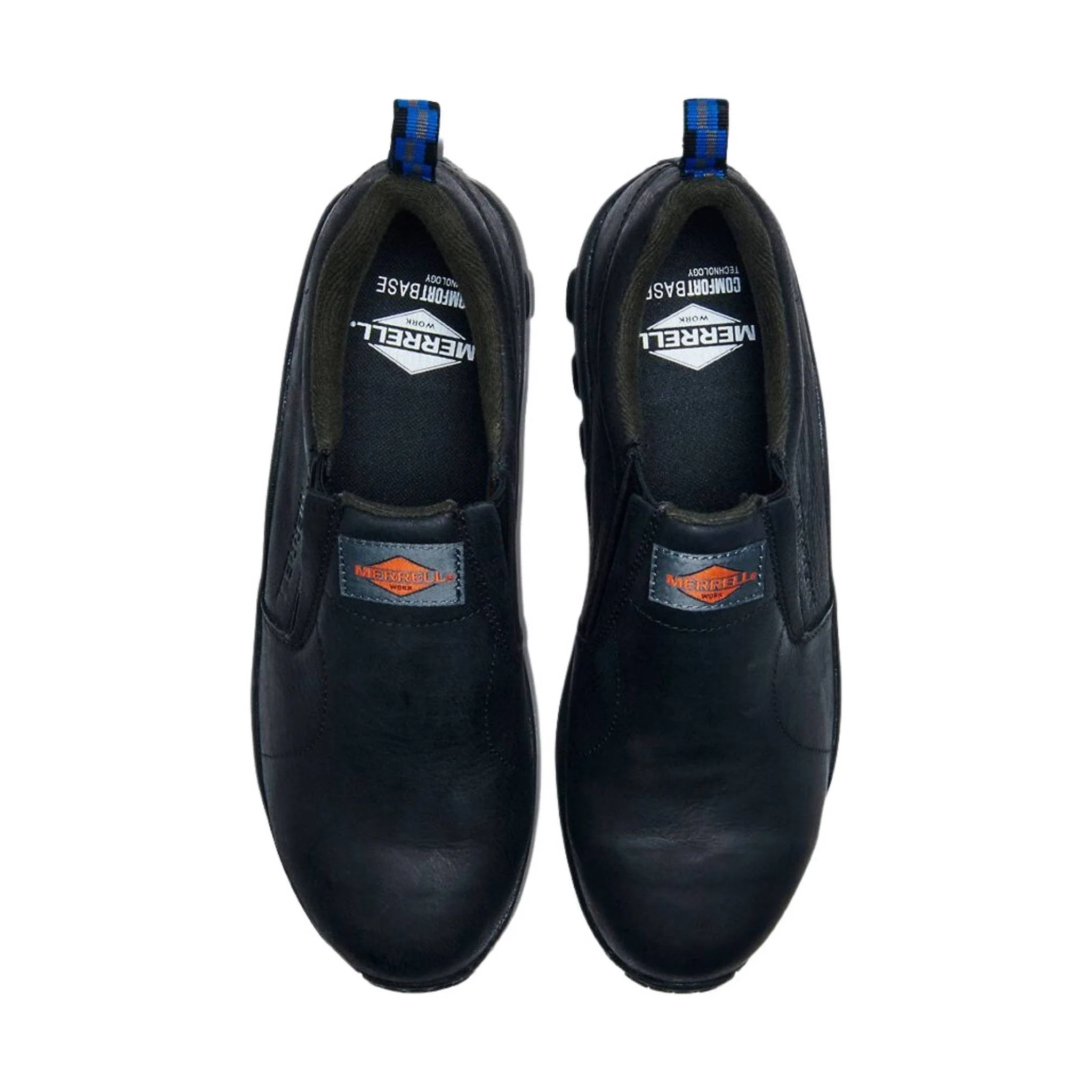 Merrell Men's Jungle Moc Leather Composite Toe Work Shoe - Black - Image 3