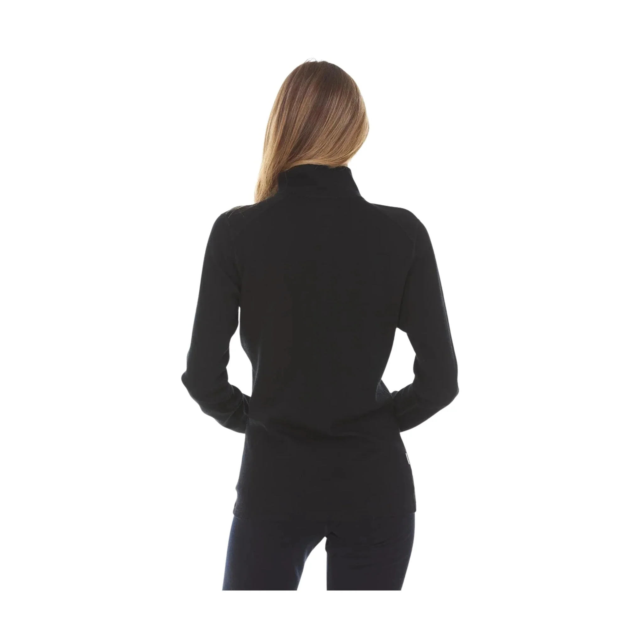 Minus 33 Women's Midweight Sequoia Quarter Zip - Black - Image 4