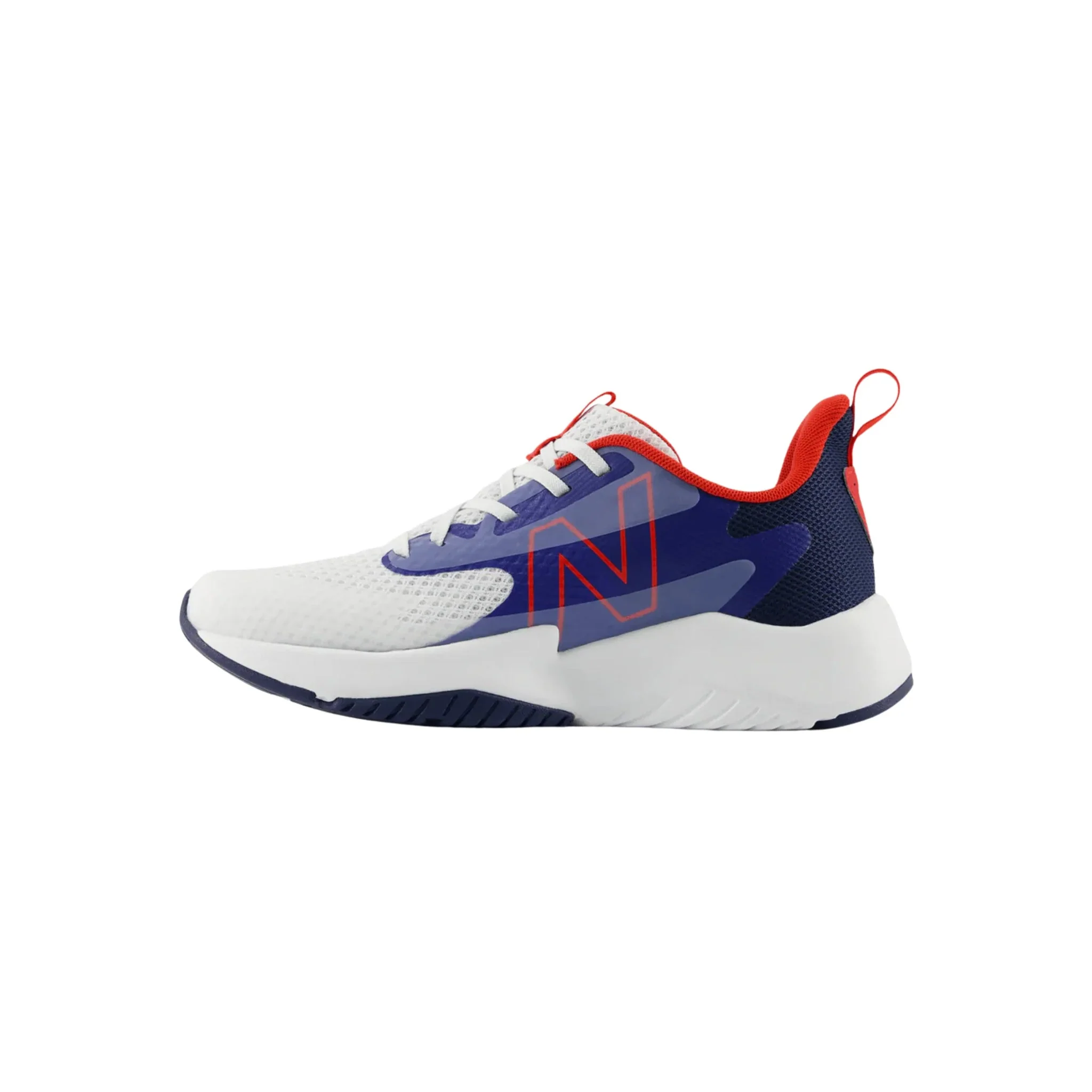 New Balance Big Kids' Rave Run v2 Running Shoes - Team Royal/White/True Red - Image 2