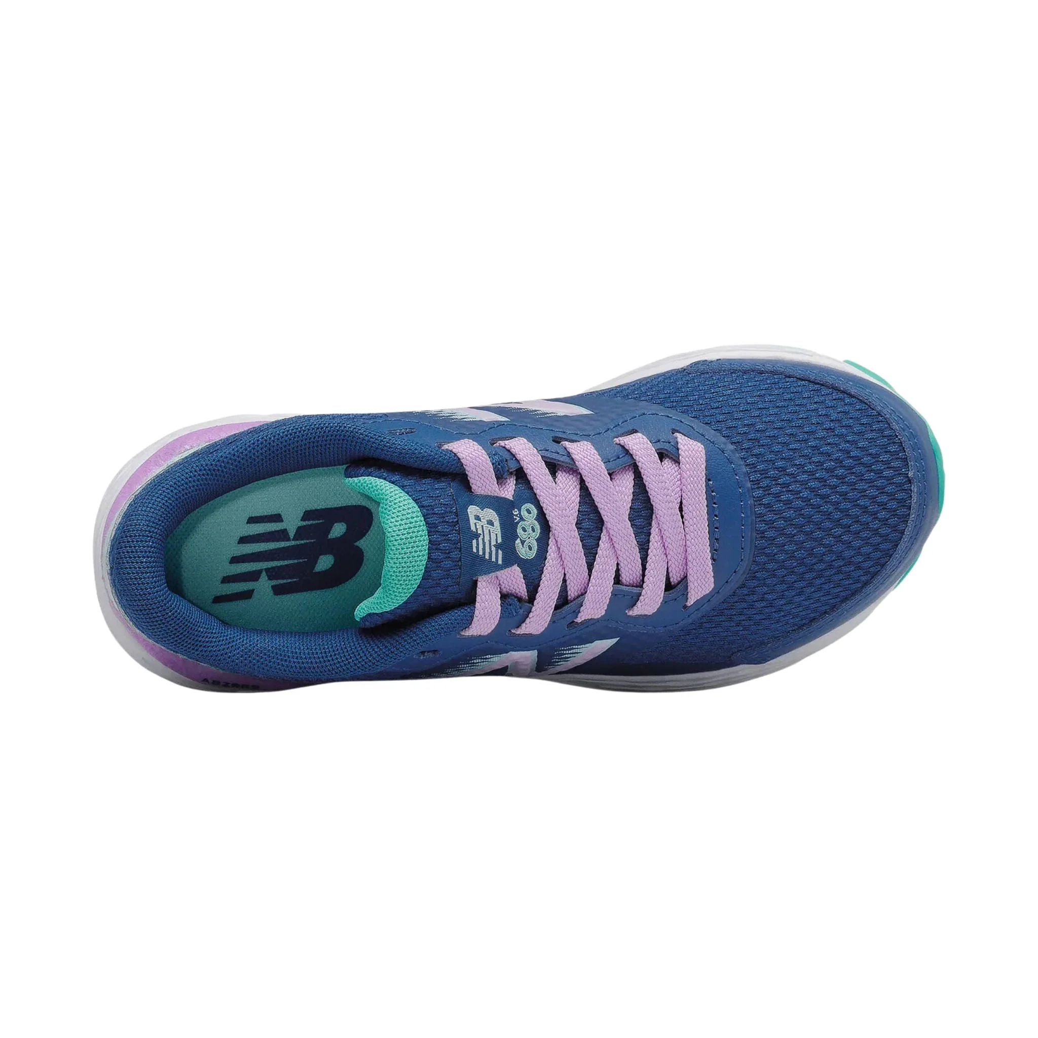 New Balance Kids' 680v6 Running Shoe - Captain Blue - Image 3