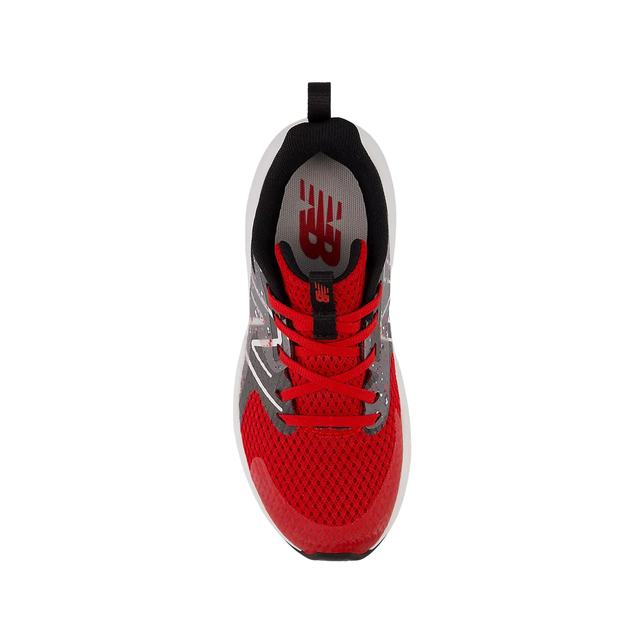 New Balance Little Kids' Rave Run v2 Shoes - Team Red With Black and Black Cement - Image 3