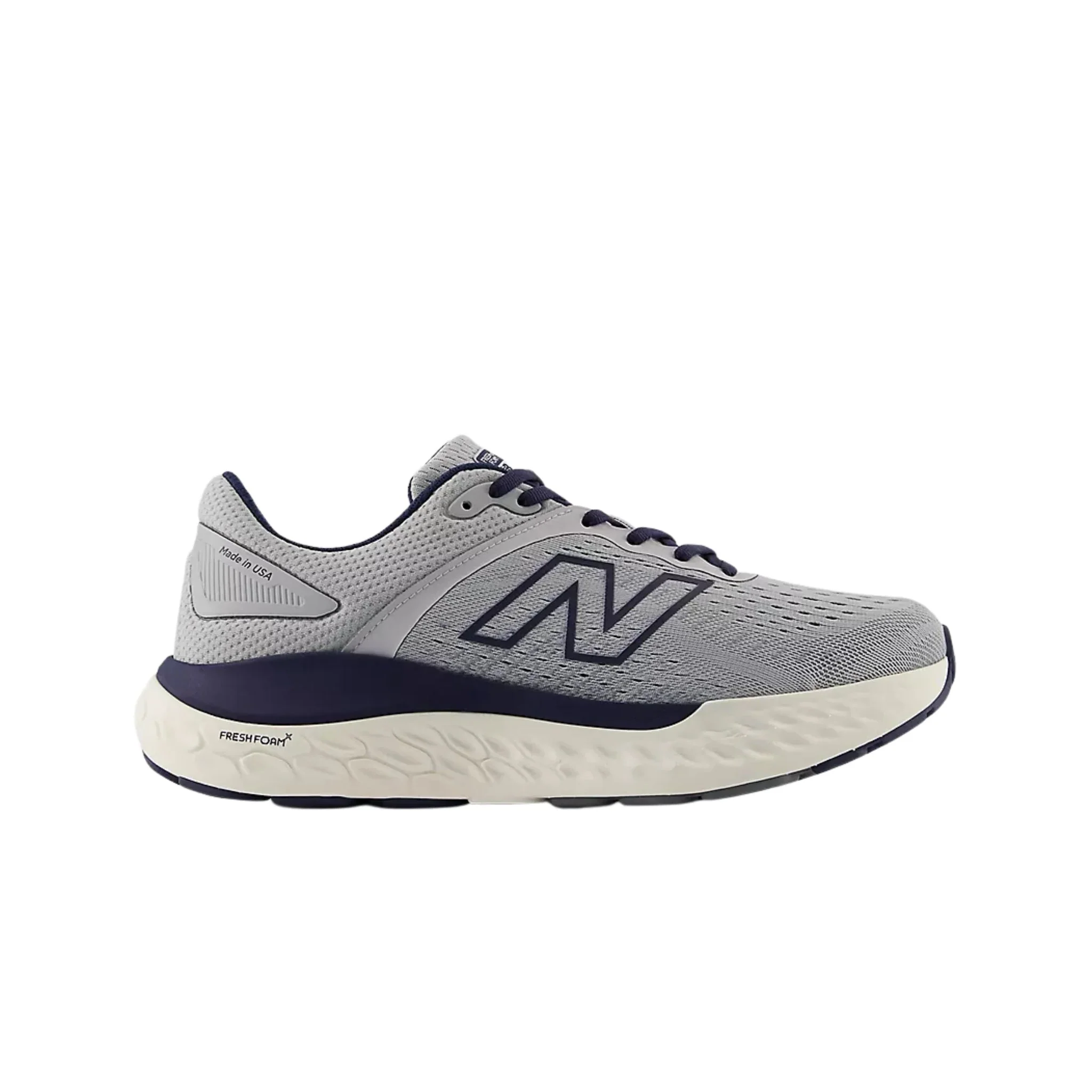 New Balance Men's 1540v4 Running Shoes - Aluminum Grey with NB Navy