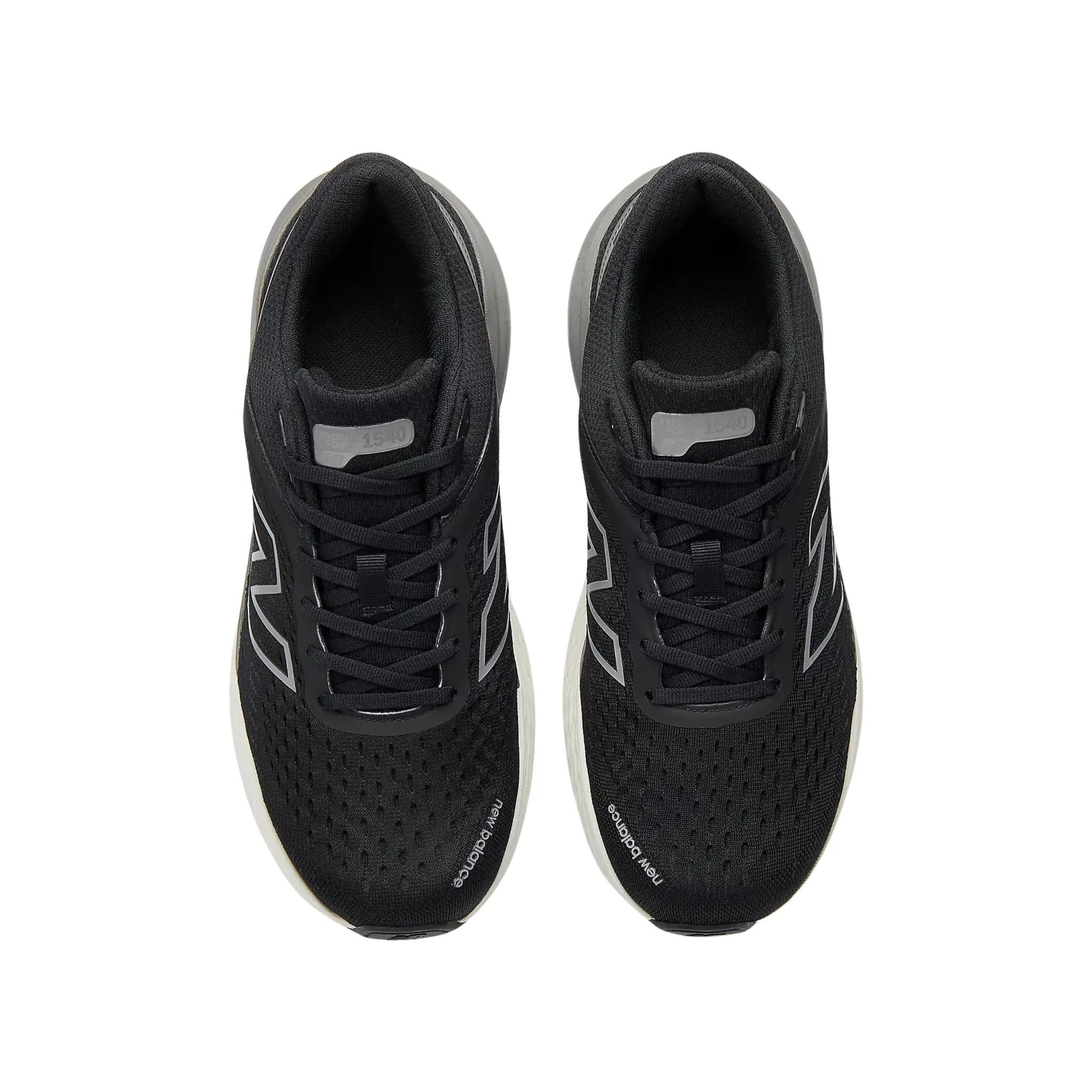 New Balance Men's 1540v4 Running Shoes - Black with Harbor Grey - Image 4