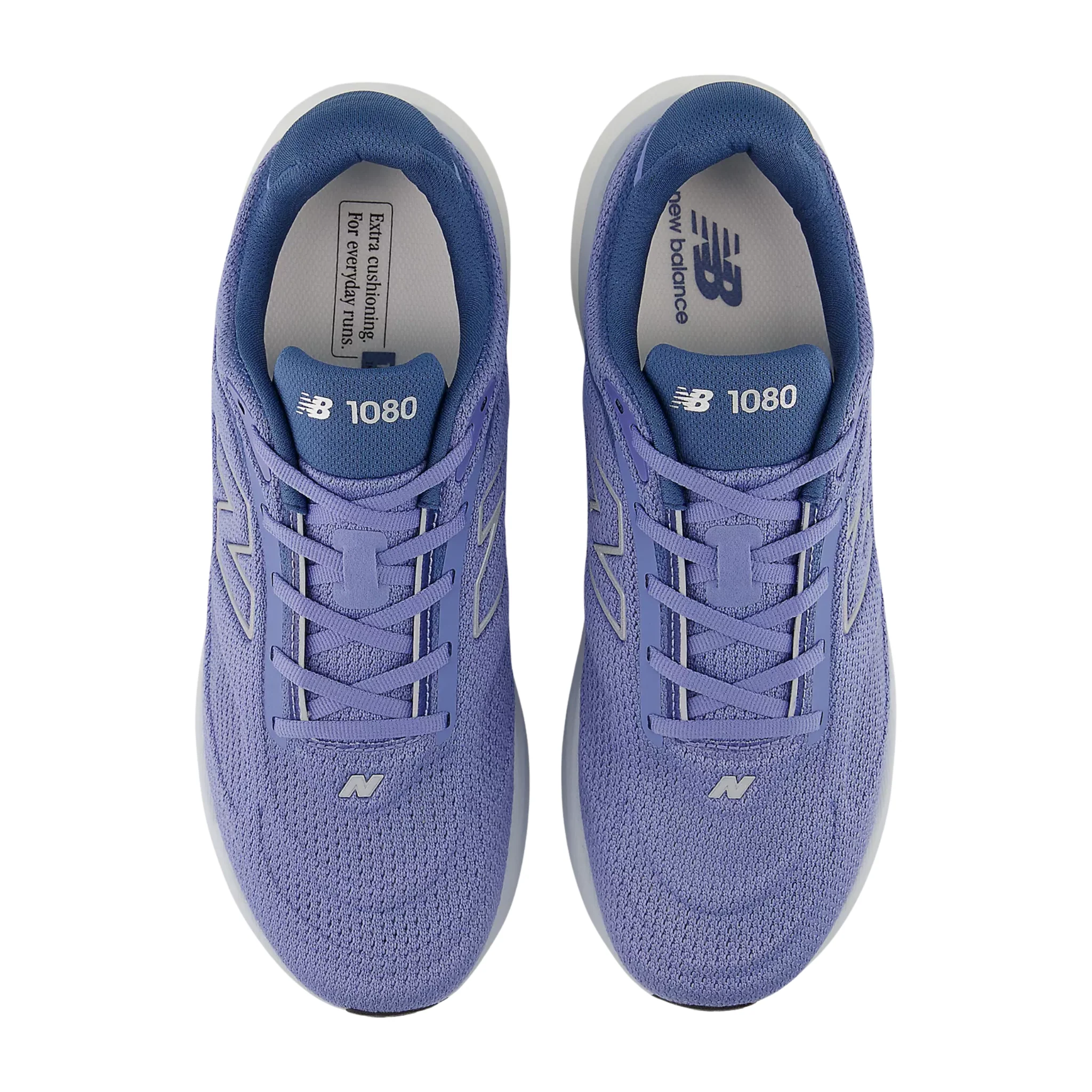 New Balance Men's Fresh Foam X 1080v15 Running Shoes - Fairweather Blue With Silver Metallic And Magic Blue - Image 4