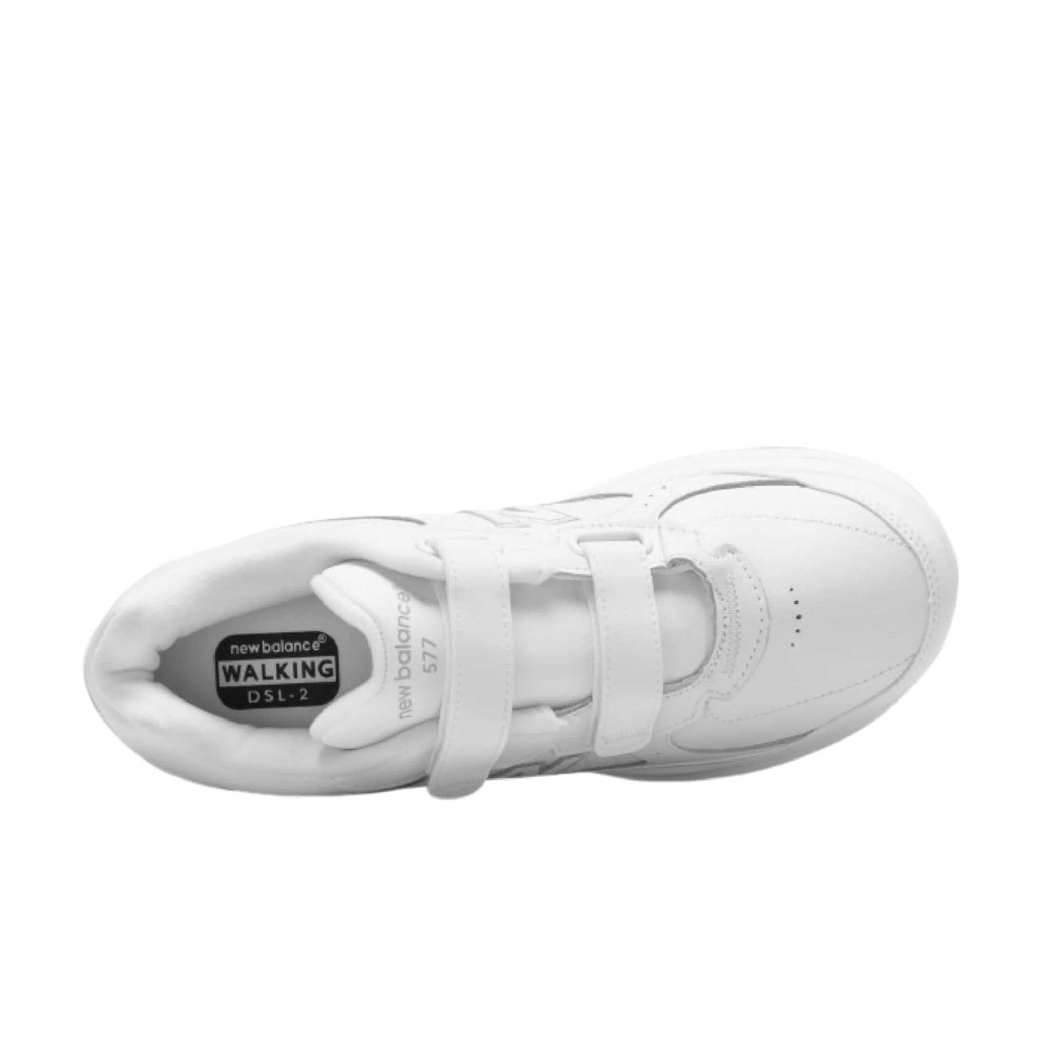 New Balance Men's Hook And Loop Walking Shoes - White - Image 3