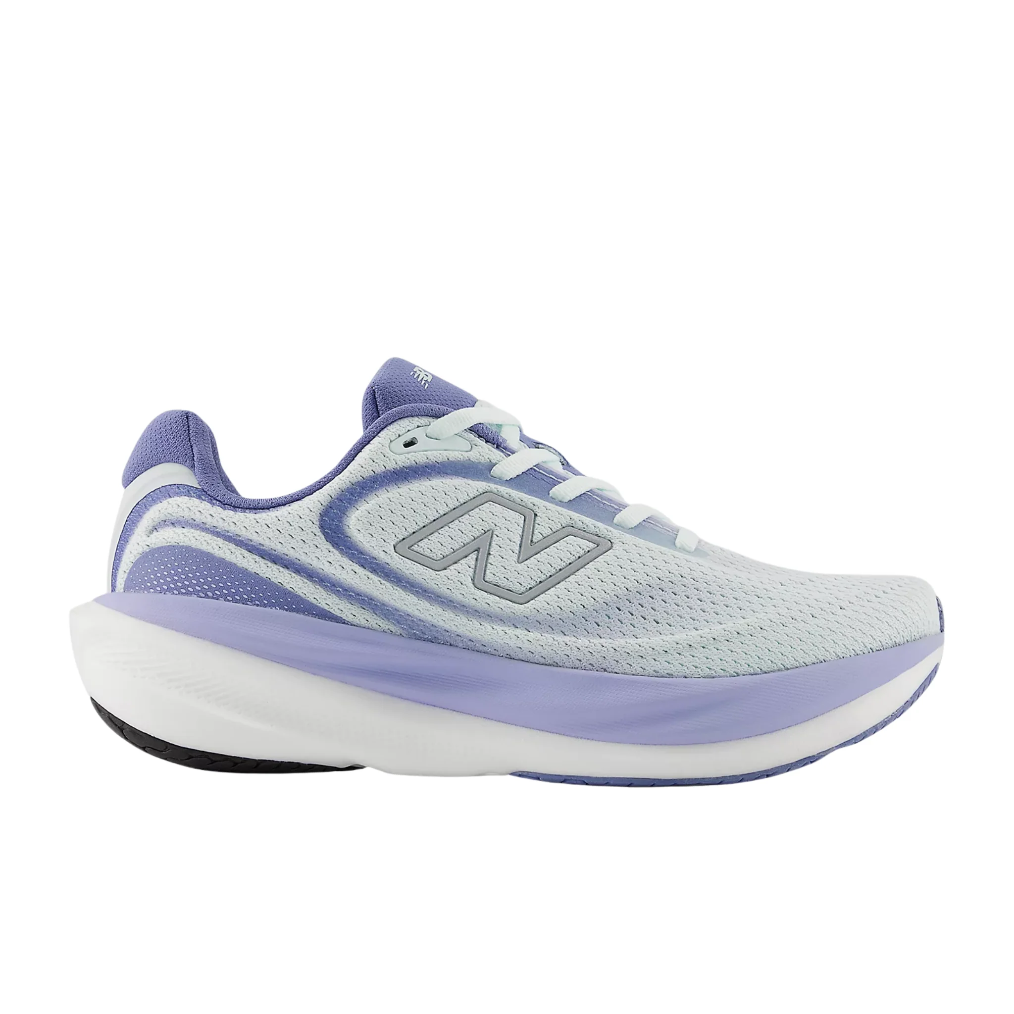 New Balance Women's 1080v15 Running Shoes - Glint Blue With Silver Metallic and Fairweather Blue