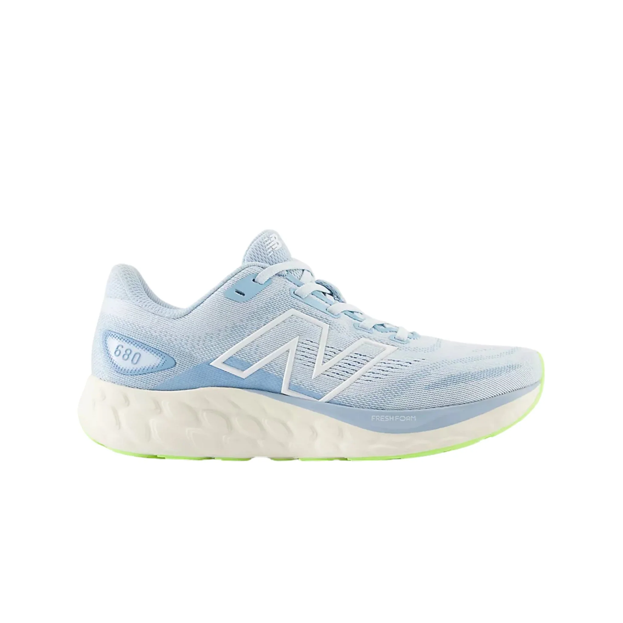 New Balance Women's Fresh Foam 680 v8 Running Shoes - Quarry Blue with Chrome Blue and Sea Salt
