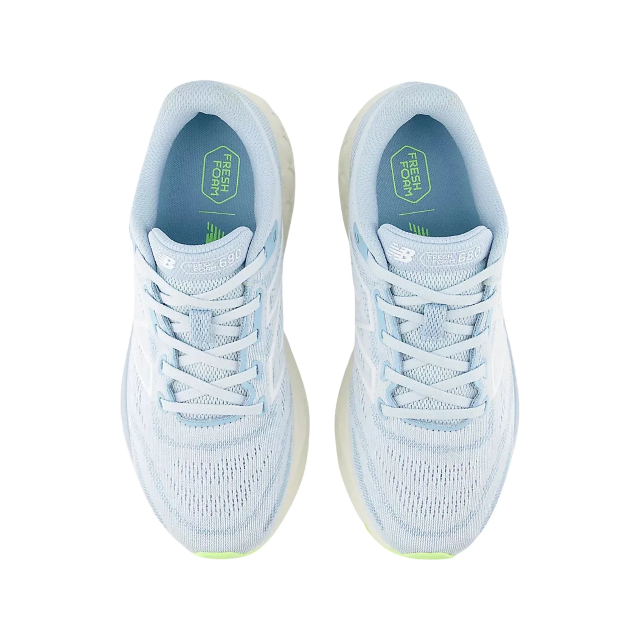New Balance Women's Fresh Foam 680 v8 Running Shoes - Quarry Blue with Chrome Blue and Sea Salt - Image 4