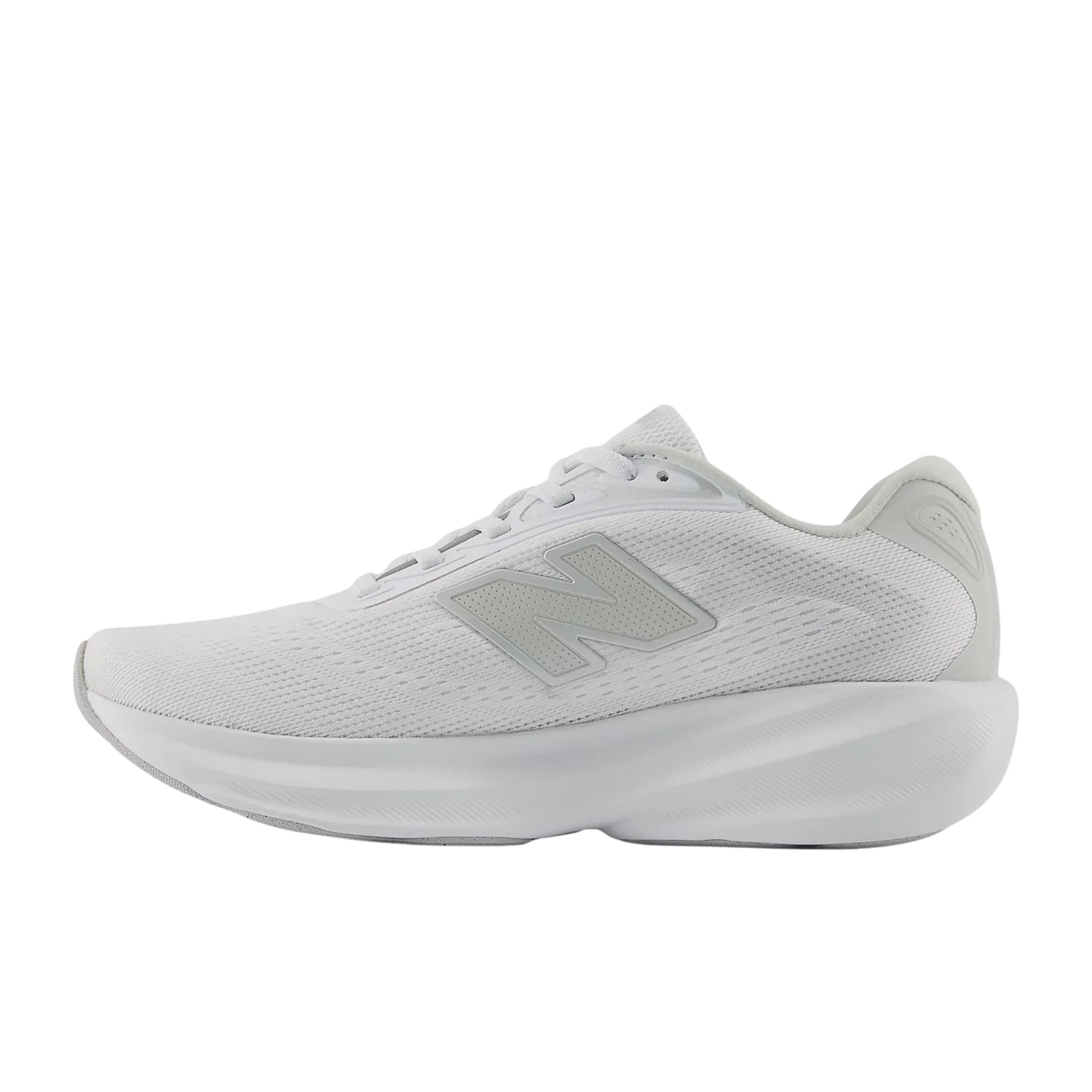 New Balance Women's Fresh Foam 680 v9 Running Shoes - White With Grey Matter And Silver Matallic - Image 2
