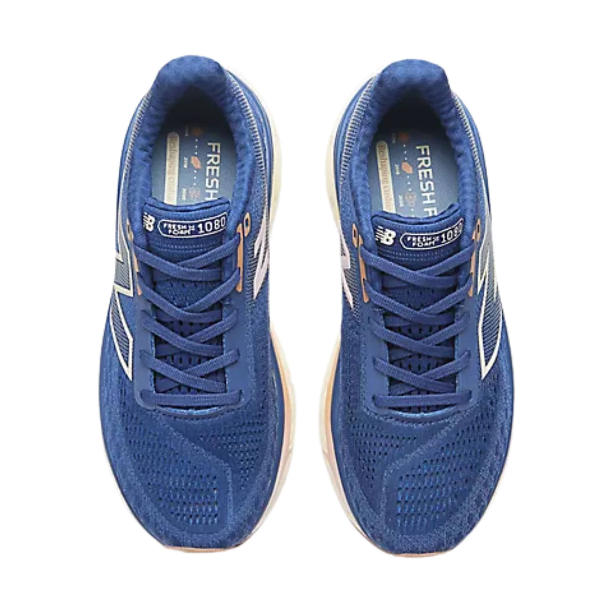 New Balance Women's Fresh Foam X 1080 v14 Running Shoes - Inkwell/Calcium/Copper - Image 4