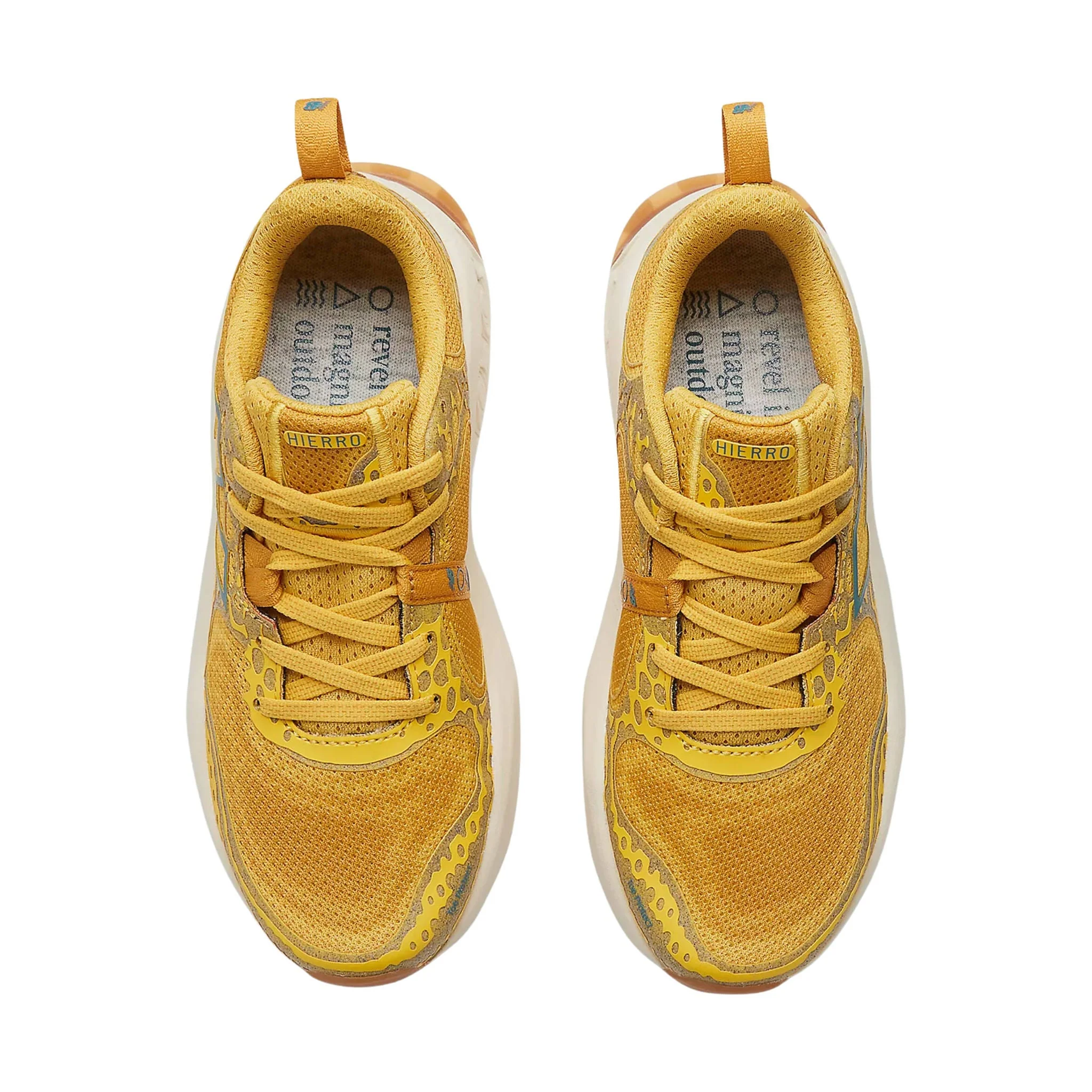 New Balance Women's Fresh Foam X Hierro v8 Trail Shoes - Ginger Lemon with Calcium and Terrarium - Image 3