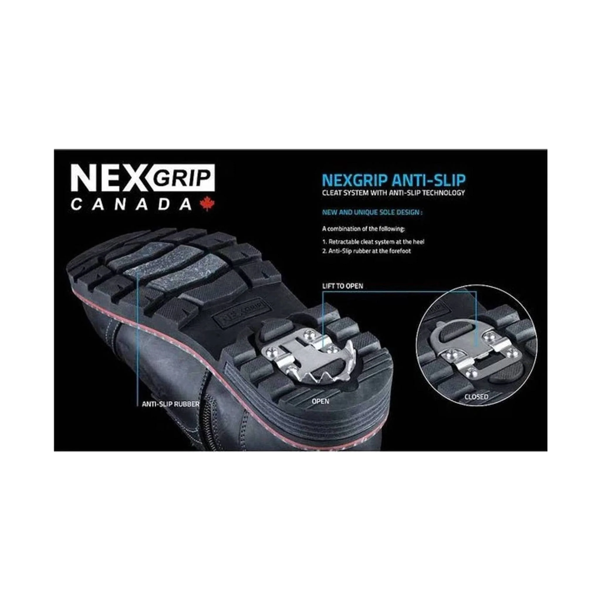 Nexgrip Women's Ice Jenna 5.0 Winter Boots - All Black - Image 3