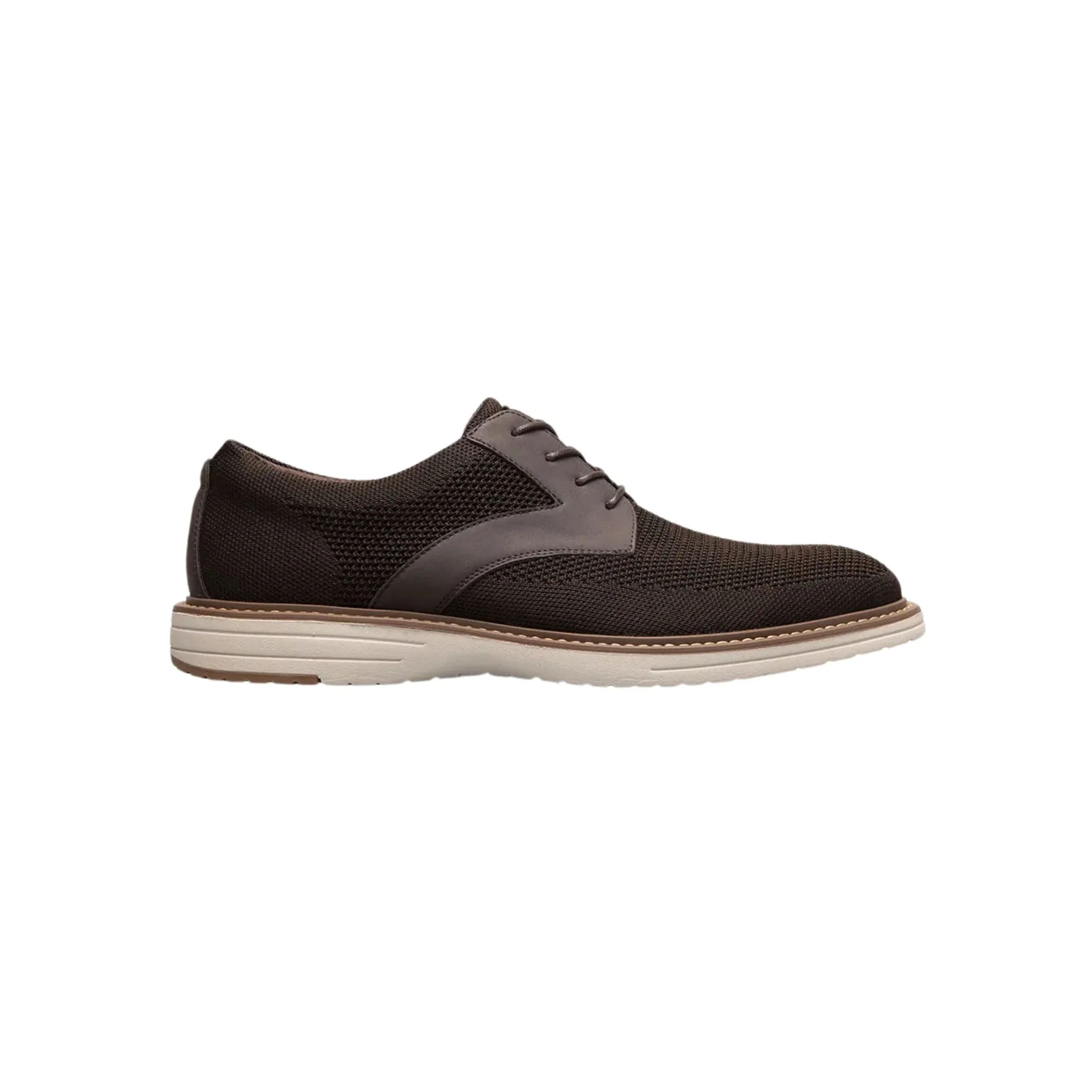 Nunn Bush Men's Griff Knit Plain Toe Oxford Shoes - Brown - Image 2