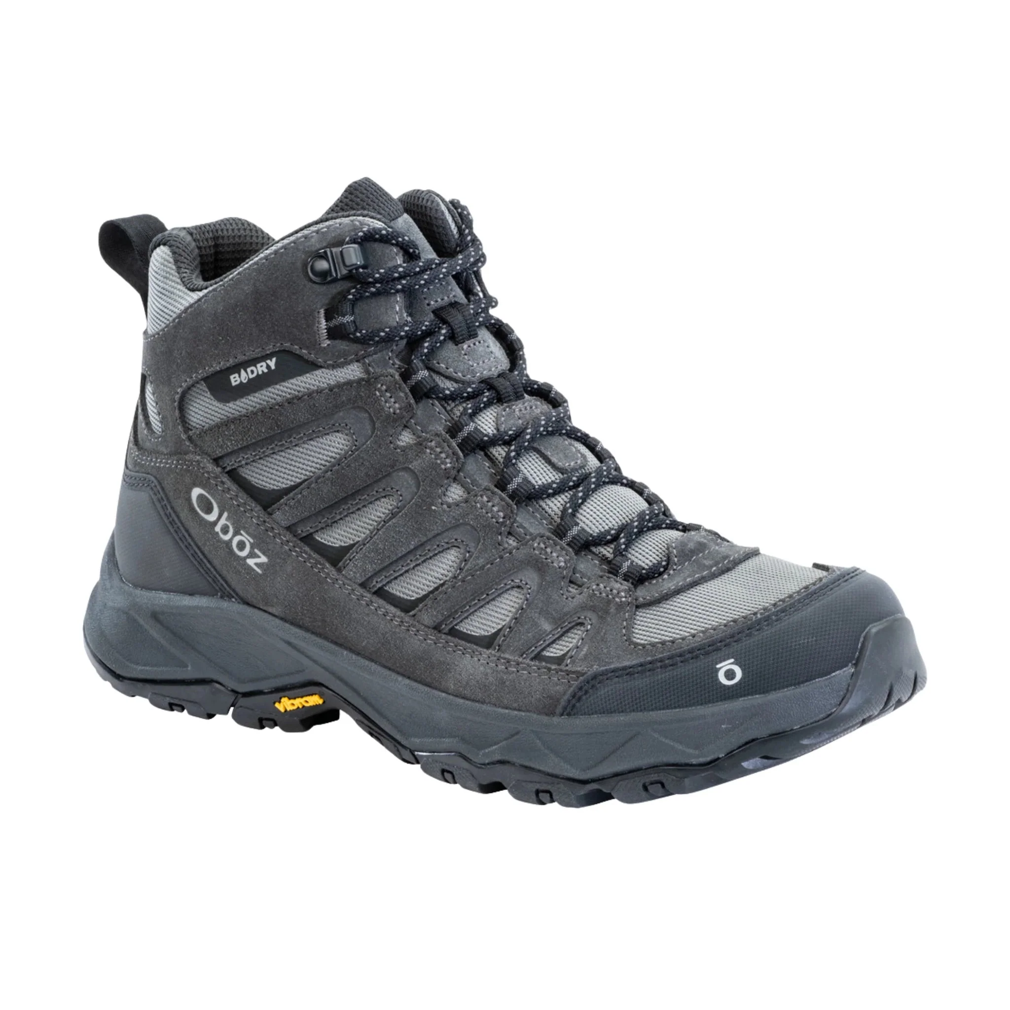 Oboz Men's Sawtooth Ascent Mid Waterproof Hiking Boots - Charcoal - Image 2