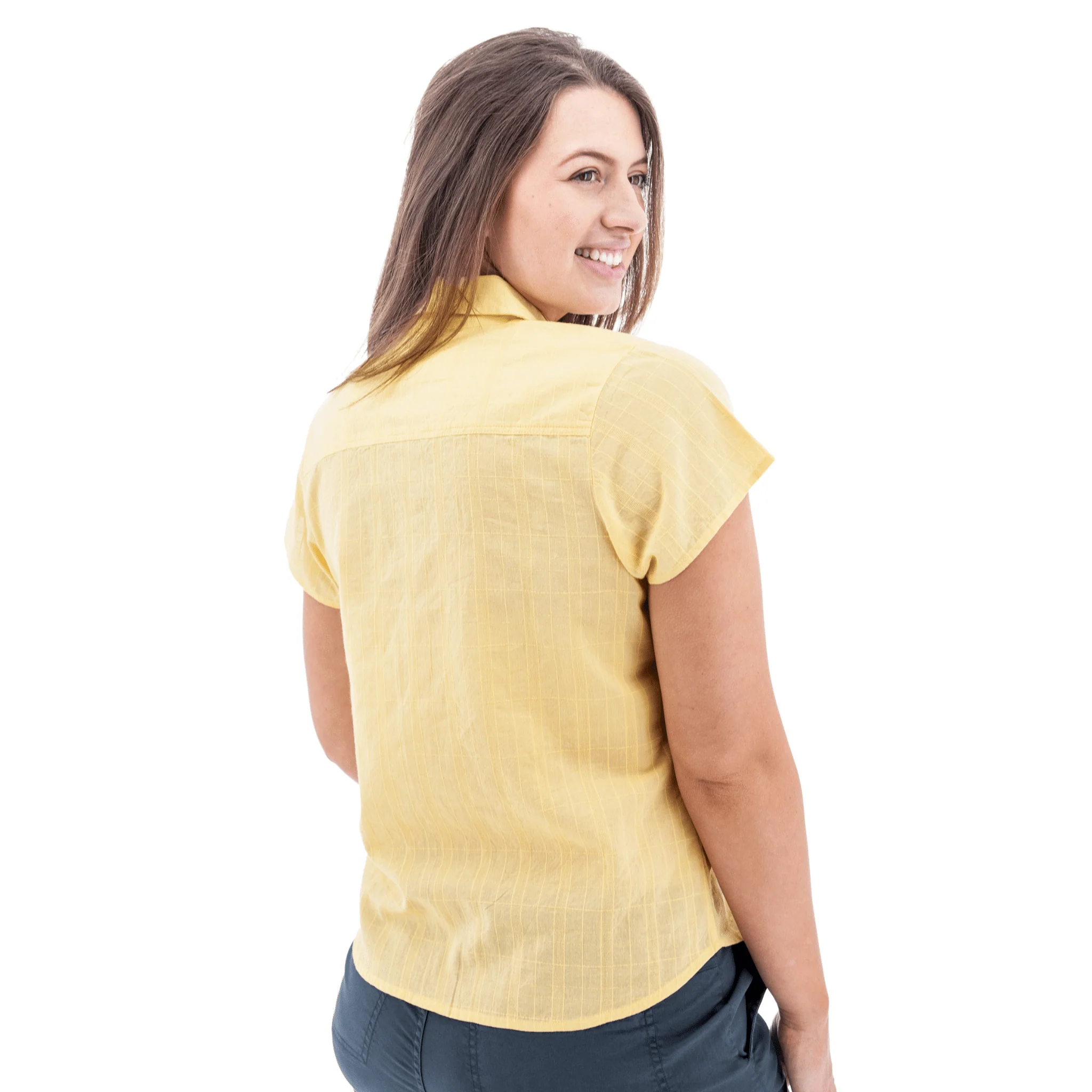Old Ranch Women's Aubrey Organic Camp Shirt - Gold - Image 3