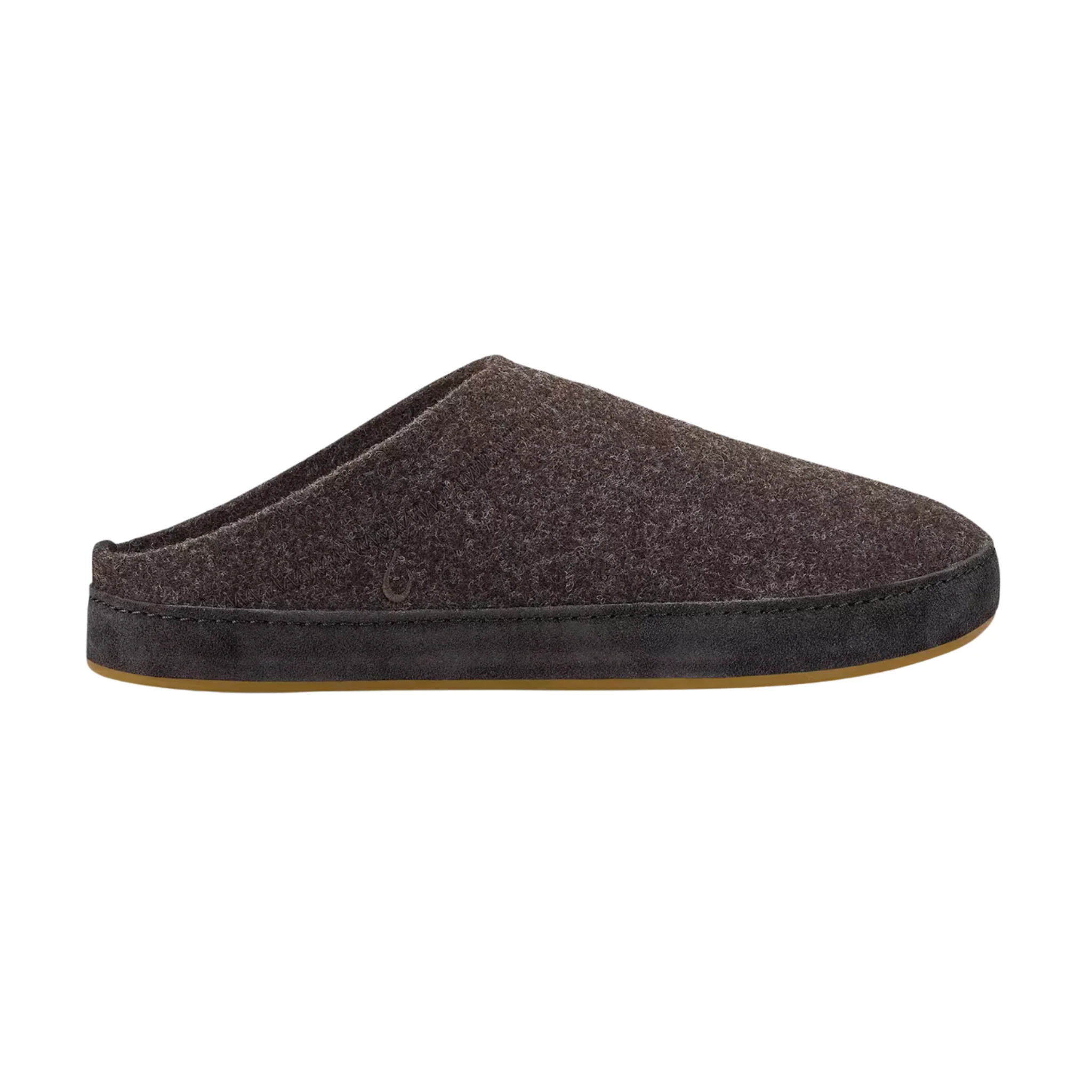 Olukai Men's Hamani Hulu Wool Mule Slippers - Dark Java