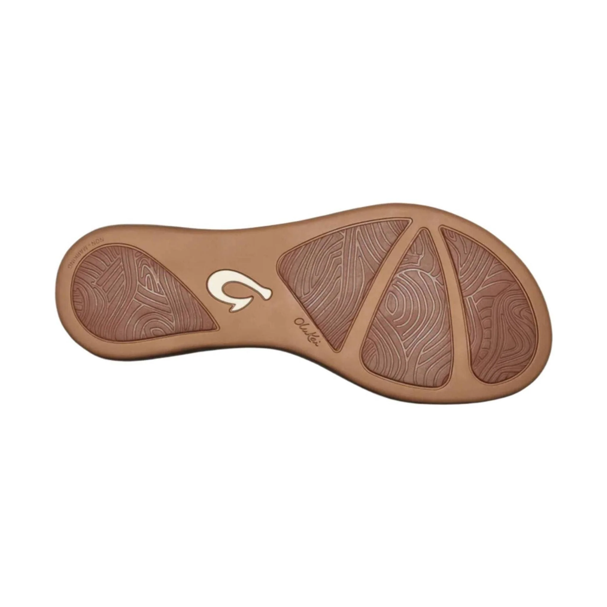 OluKai Women's Honu Leather Beach Sandals - Tan - Image 4