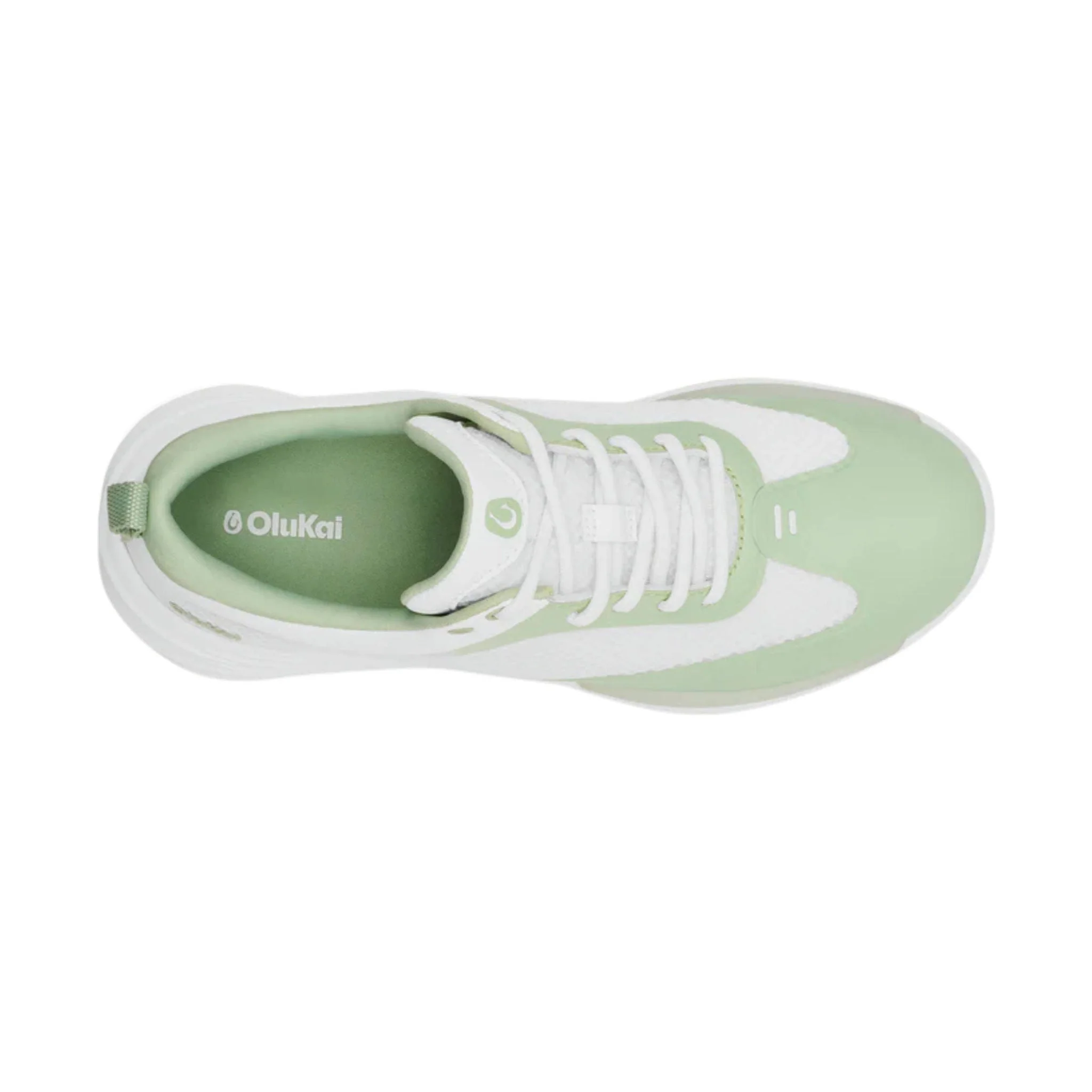 Olukai Women's Makena Golf Shoes - Bright White/Mint - Image 3