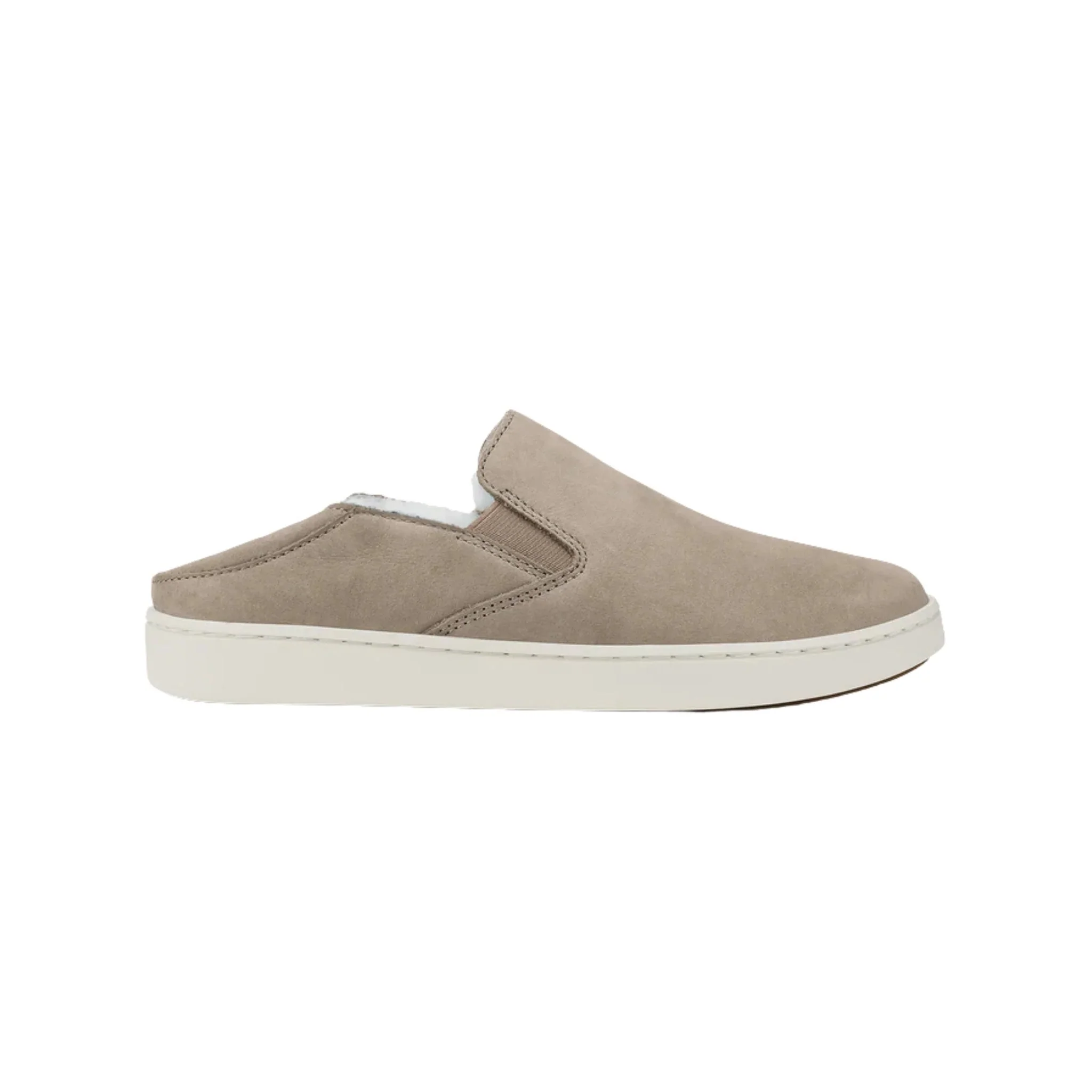 Olukai Women's Pehuea Cozy Slip On Shoes - Taupe Grey - Image 2
