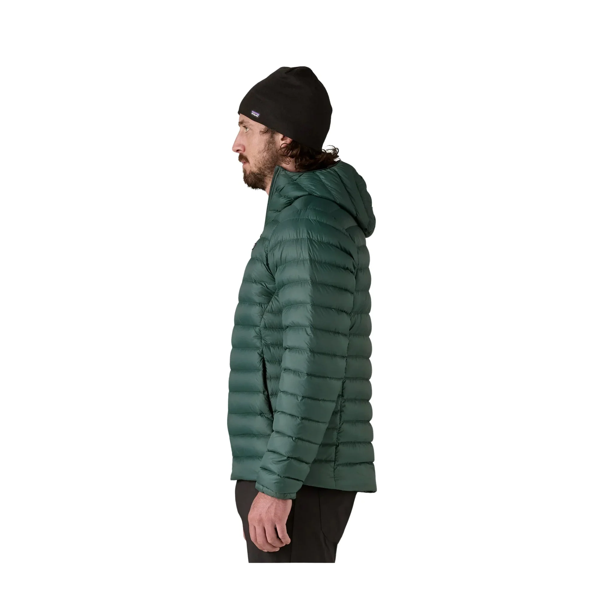 Patagonia Men's Down Sweater Hoody - Cascade Green - Image 2