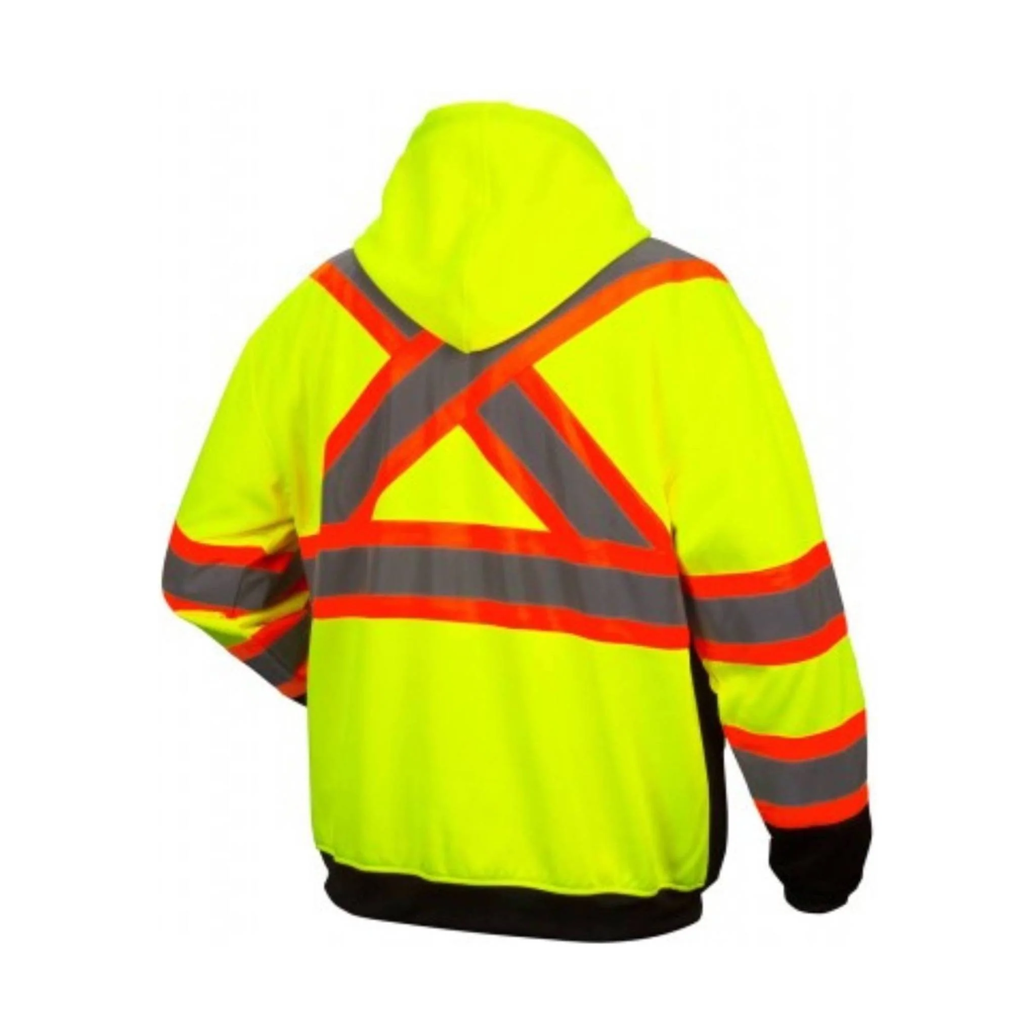 Pyramex Men's Series Hi-Viz Sweatshirt - Lime - Image 2