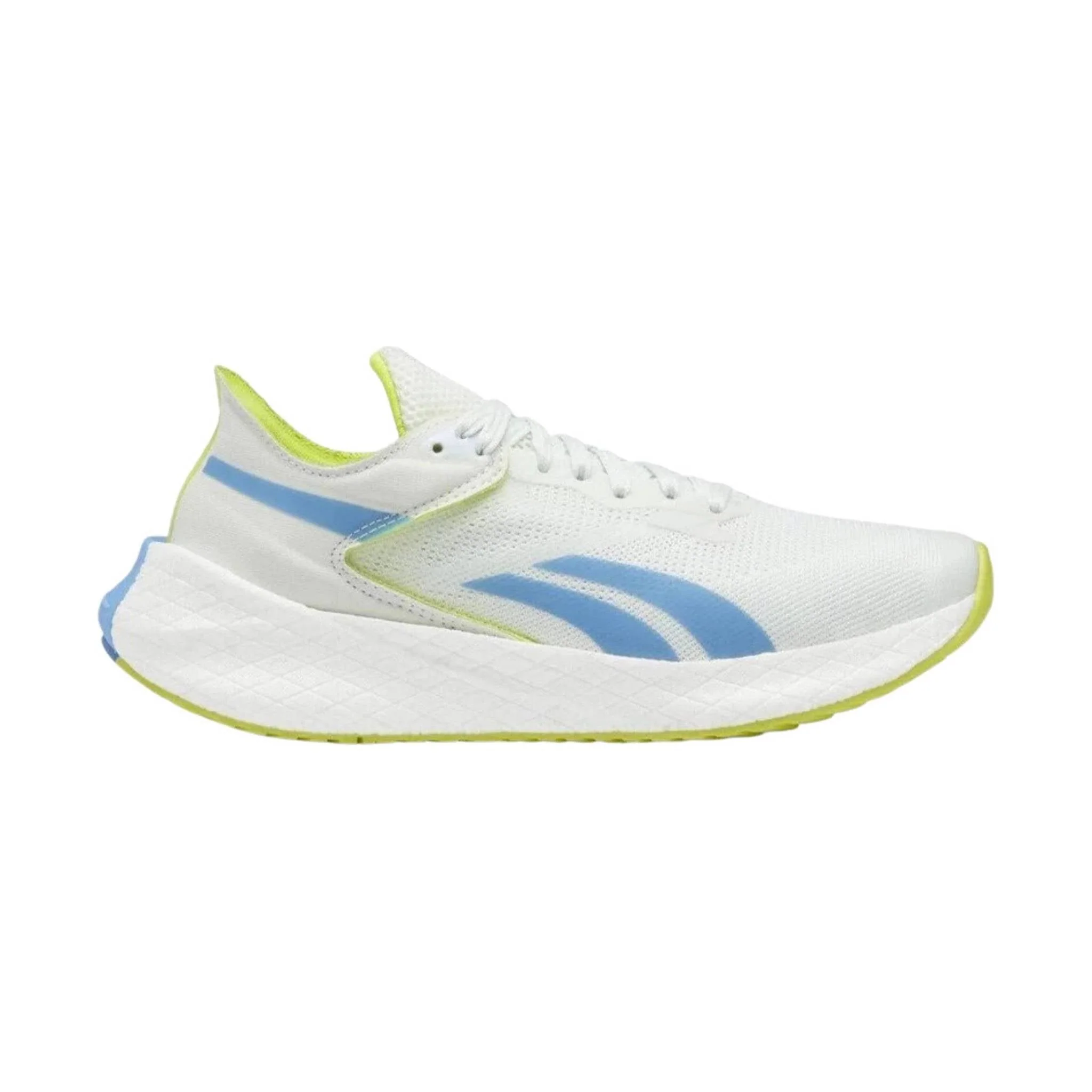Reebok Women's Symmetros Running Shoe - Opal Glow/Essential Blue/Acid Yellow