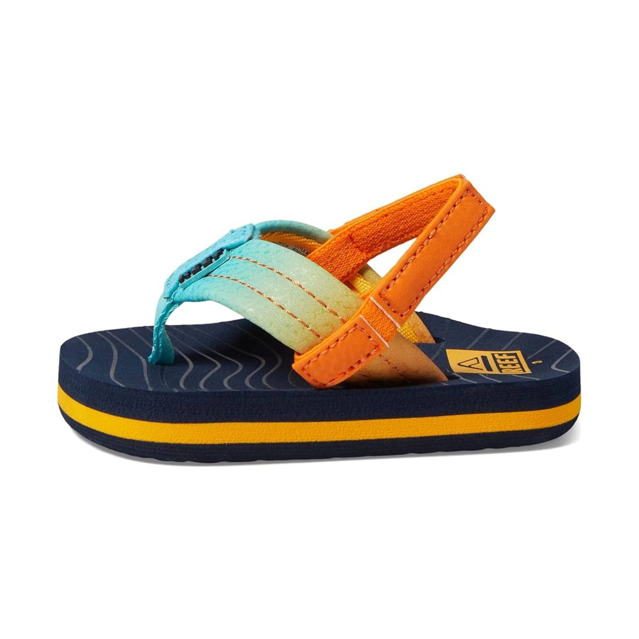 Reef Kids' Little Ahi Flip Flop - Sun and Ocean - Image 2