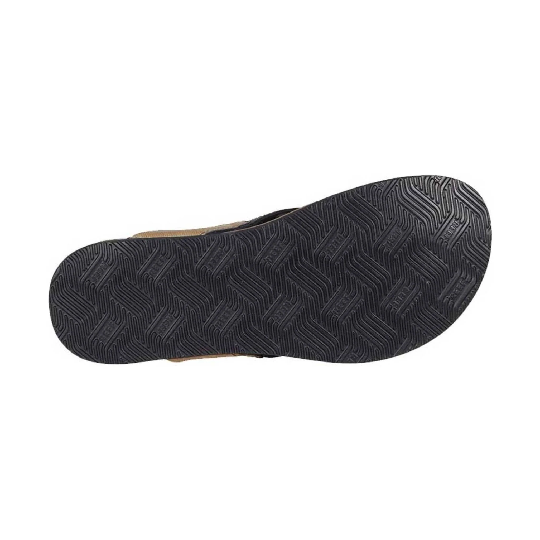 Reef Men's Newport Flip Flop - Black/Tan - Image 4