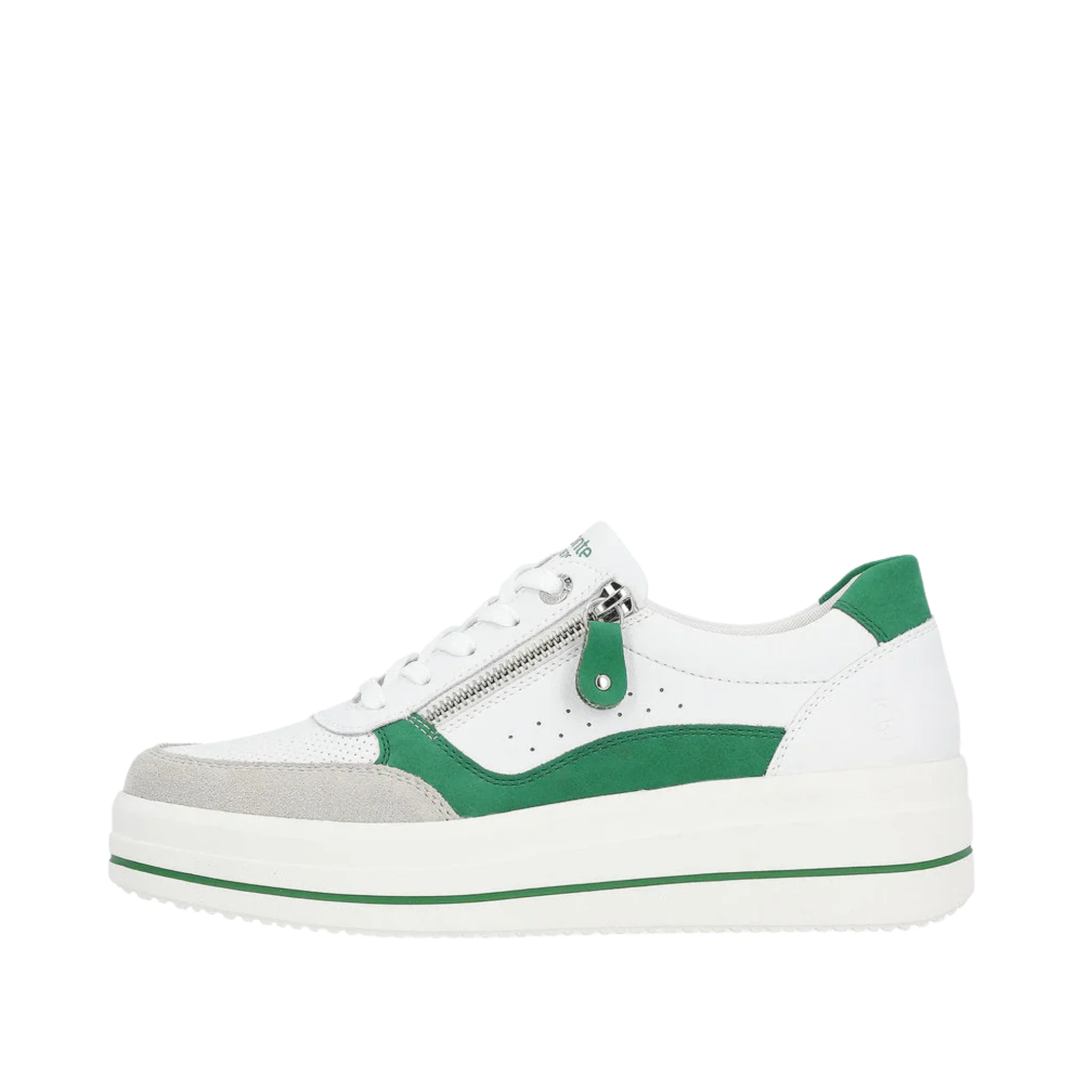 Remonte Women's Julika Shoes - Quarz/Weiss/Smargd/Weiss - Image 2