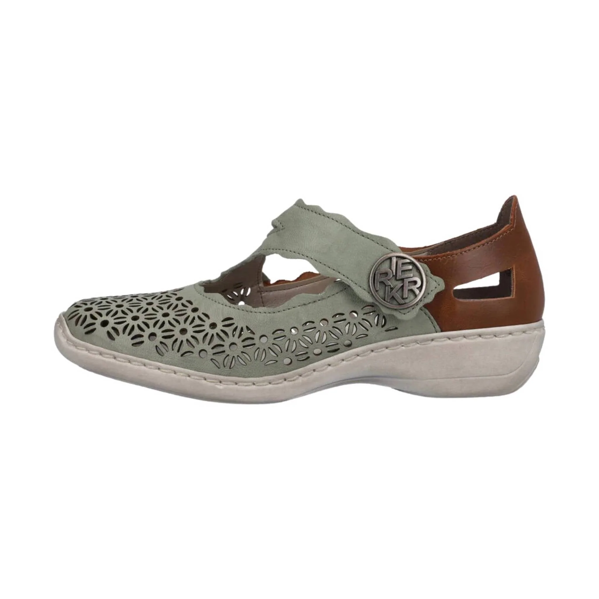 Rieker Women's Doris Sandal - Green - Image 2