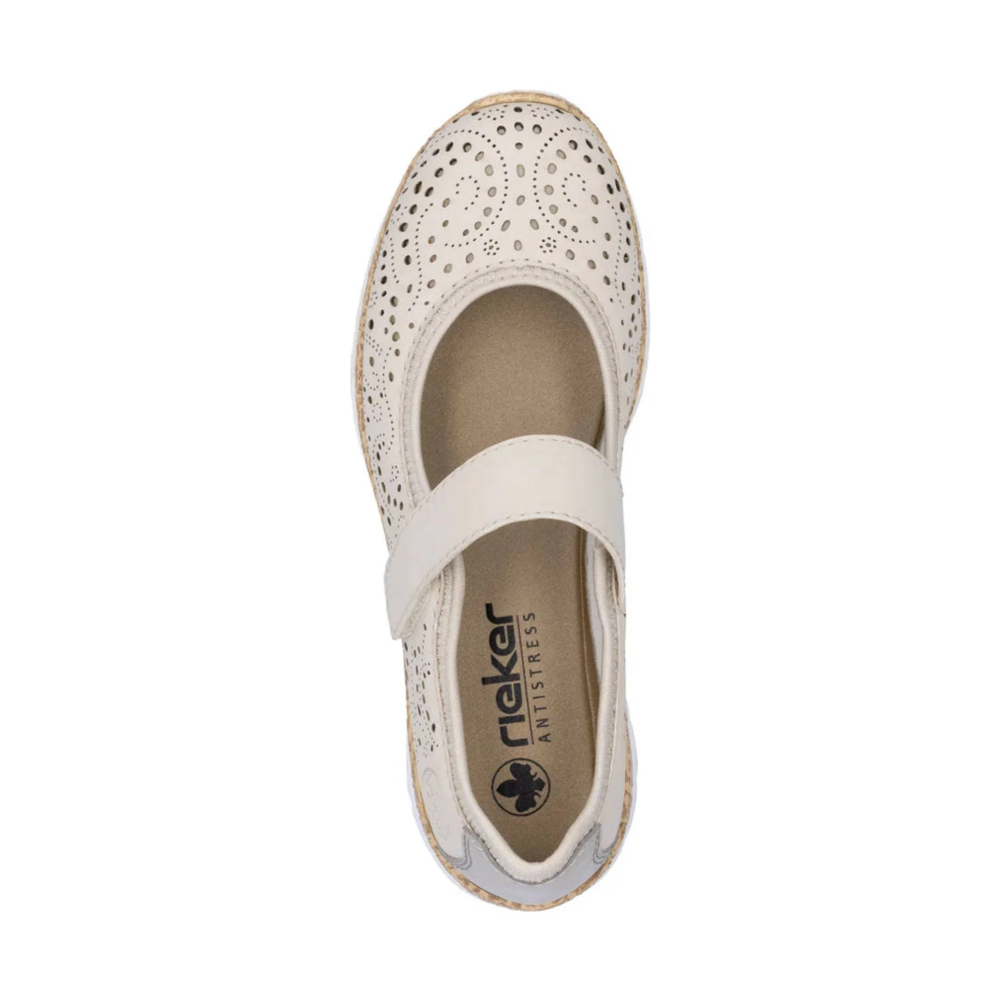 Rieker Women's Nikita 99 Shoes - Perle/Cement/Perlcreme - Image 5