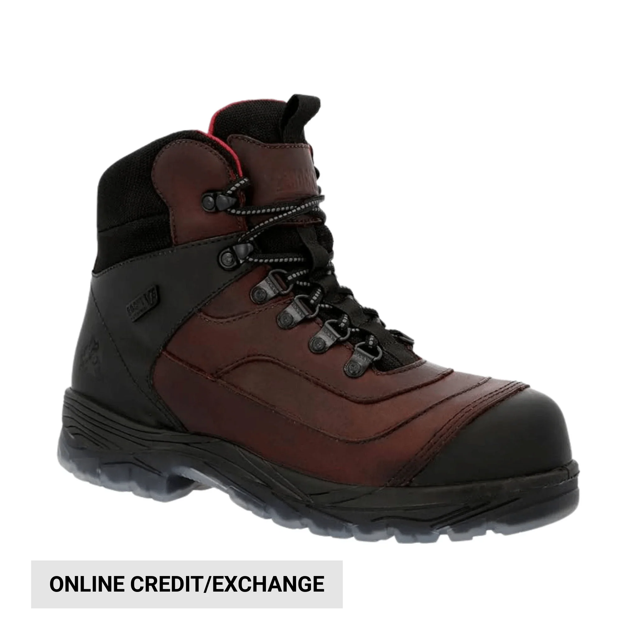 Rocky Men's Forge 6 Inch Composite Toe Work Boots - Brown