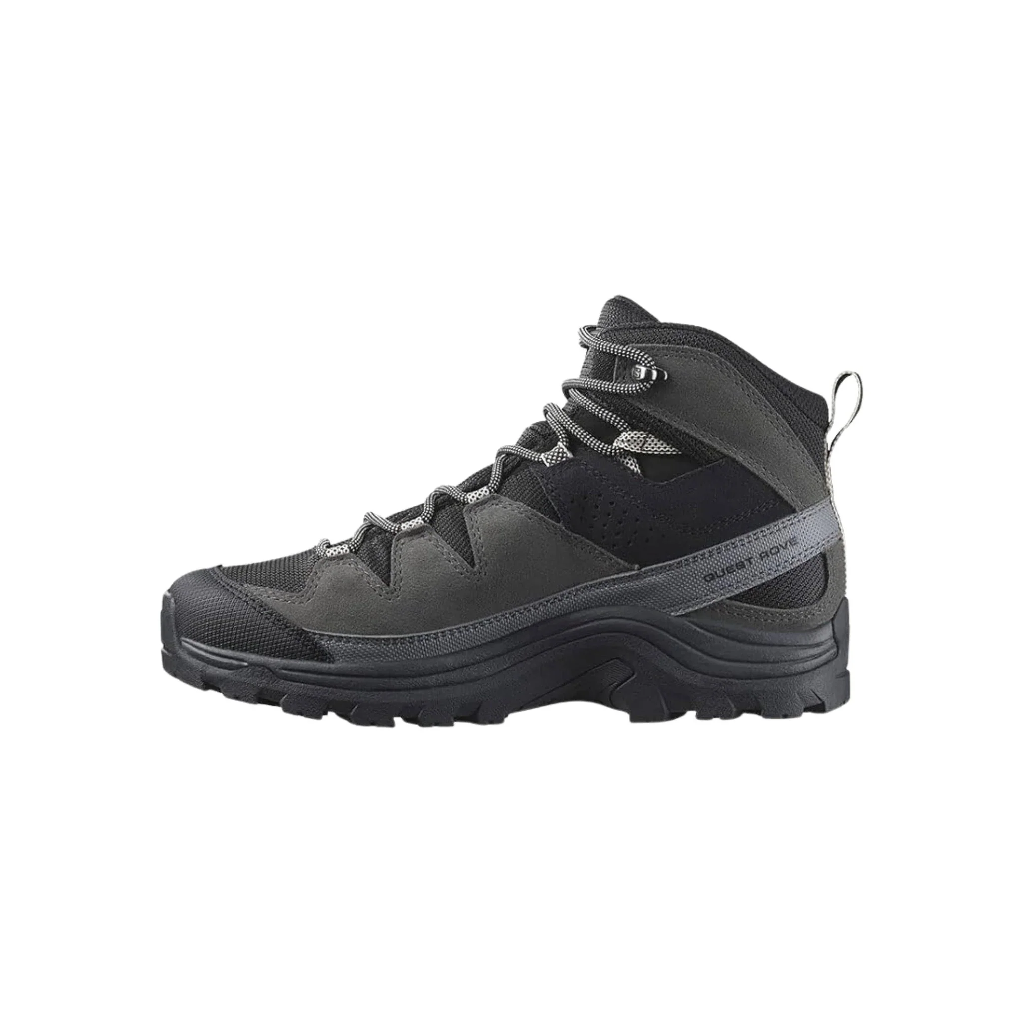 Salomon Men's Quest Rove GoreTex Leather Hiking Boots - Black/Phantom/Mgnt - Image 2