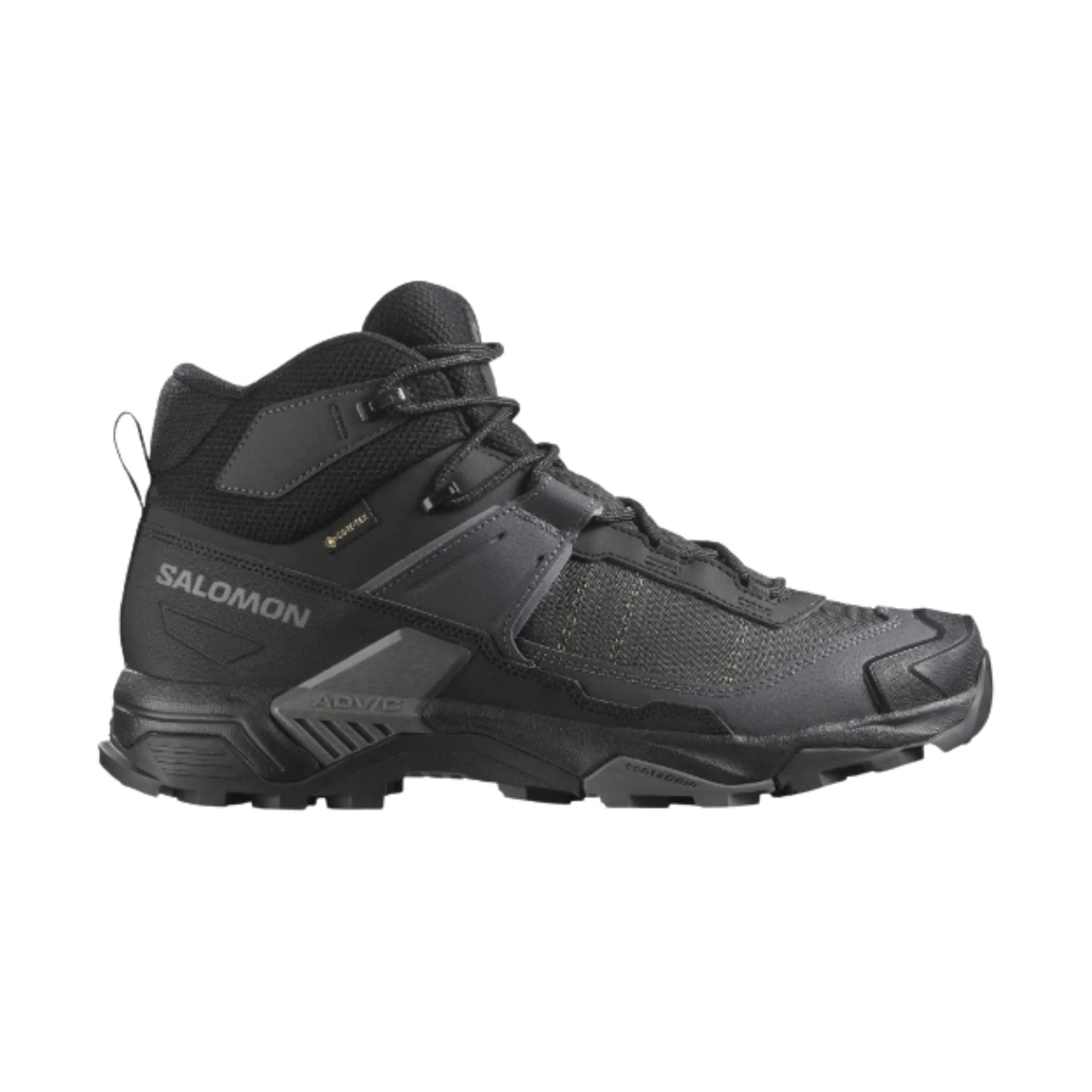 Salomon Men's X Ultra 5 Mid Gore Tex Hiking Boots - Black/Asphalt Castlerock